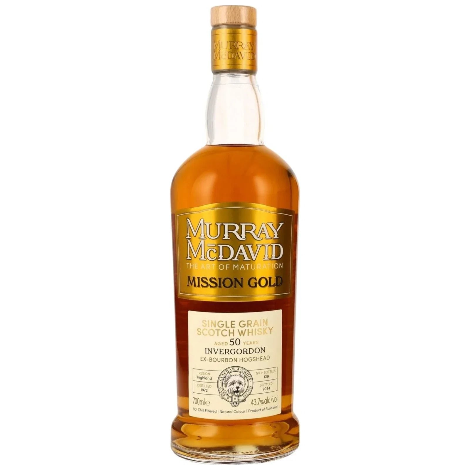 Invergordon 50 Years Old 1972 Mission Gold Cask Nr. 88043