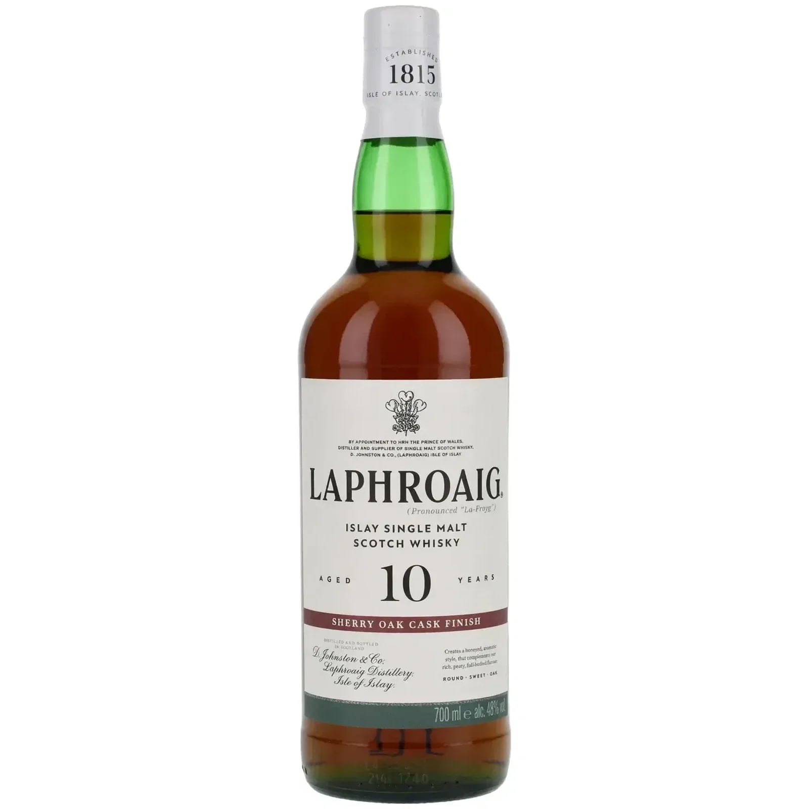 Laphroaig 10 Years Old Sherry Oak Cask Finish New Design