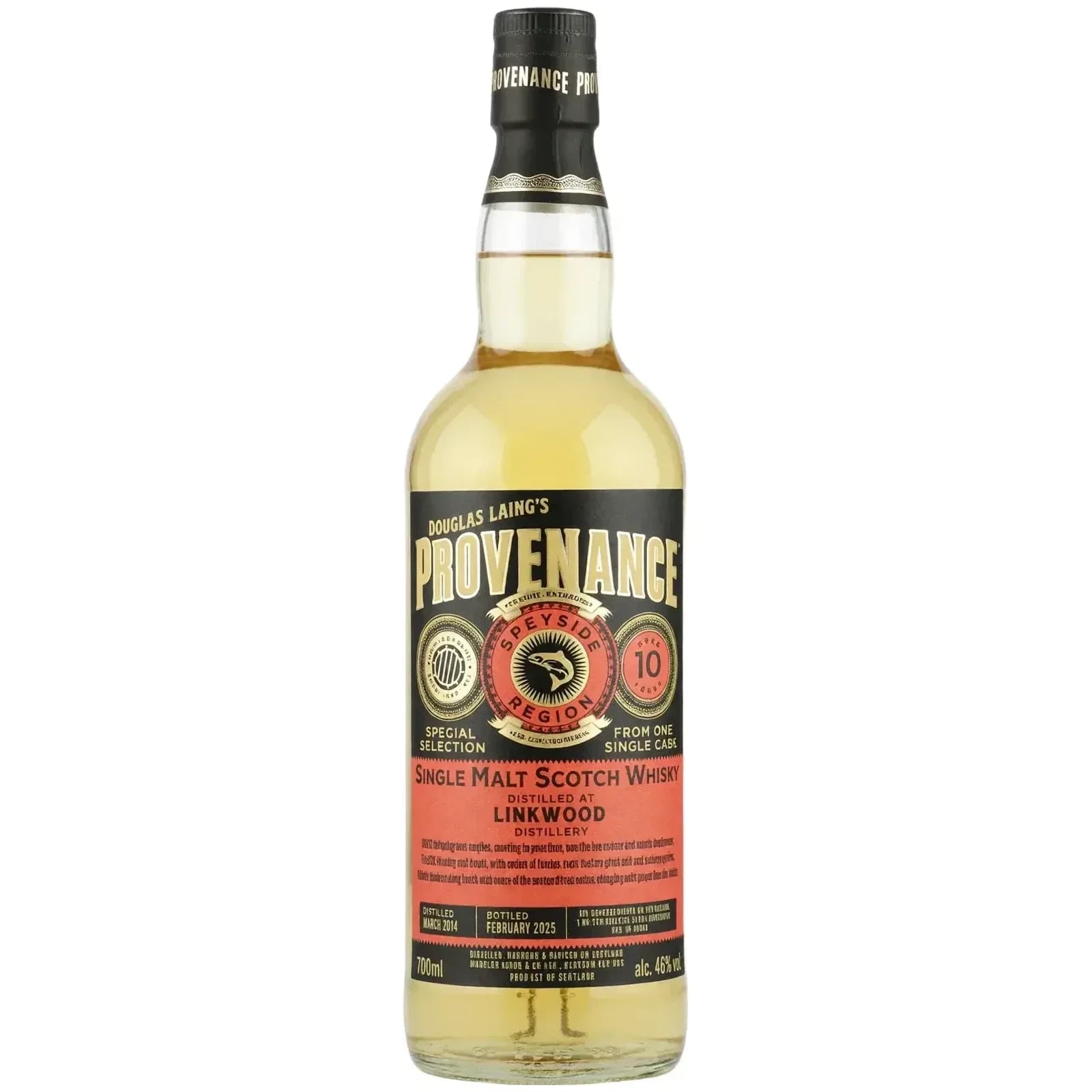 Linkwood 10 Years Old 2014 Provenance Douglas Laing'S
