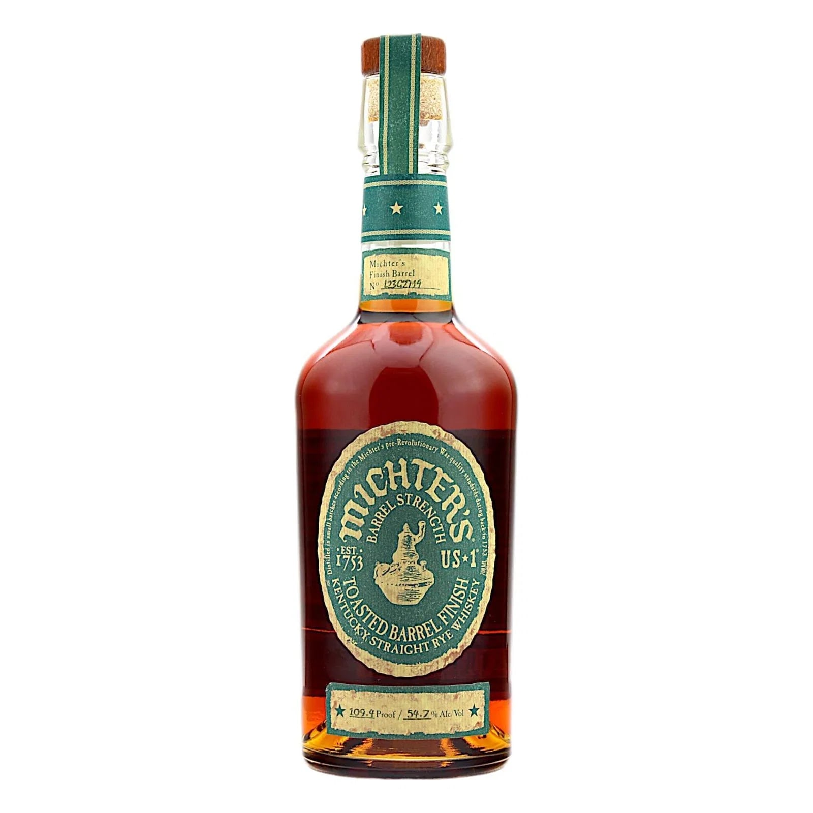 Michter's Barrel Strength Rye Toasted Barrel Finish