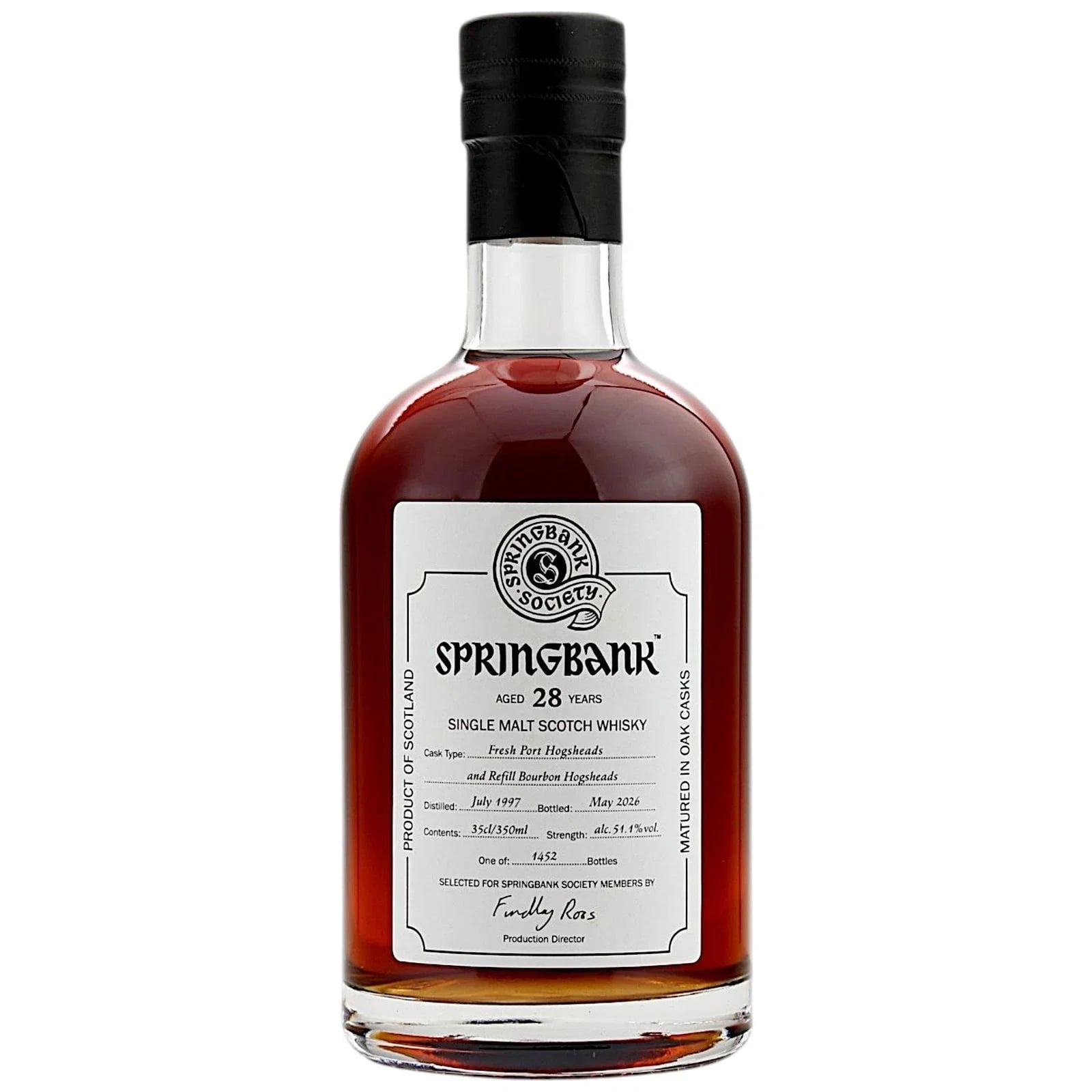 Springbank 28 Years Old 1997 Society Bottling 35 cl