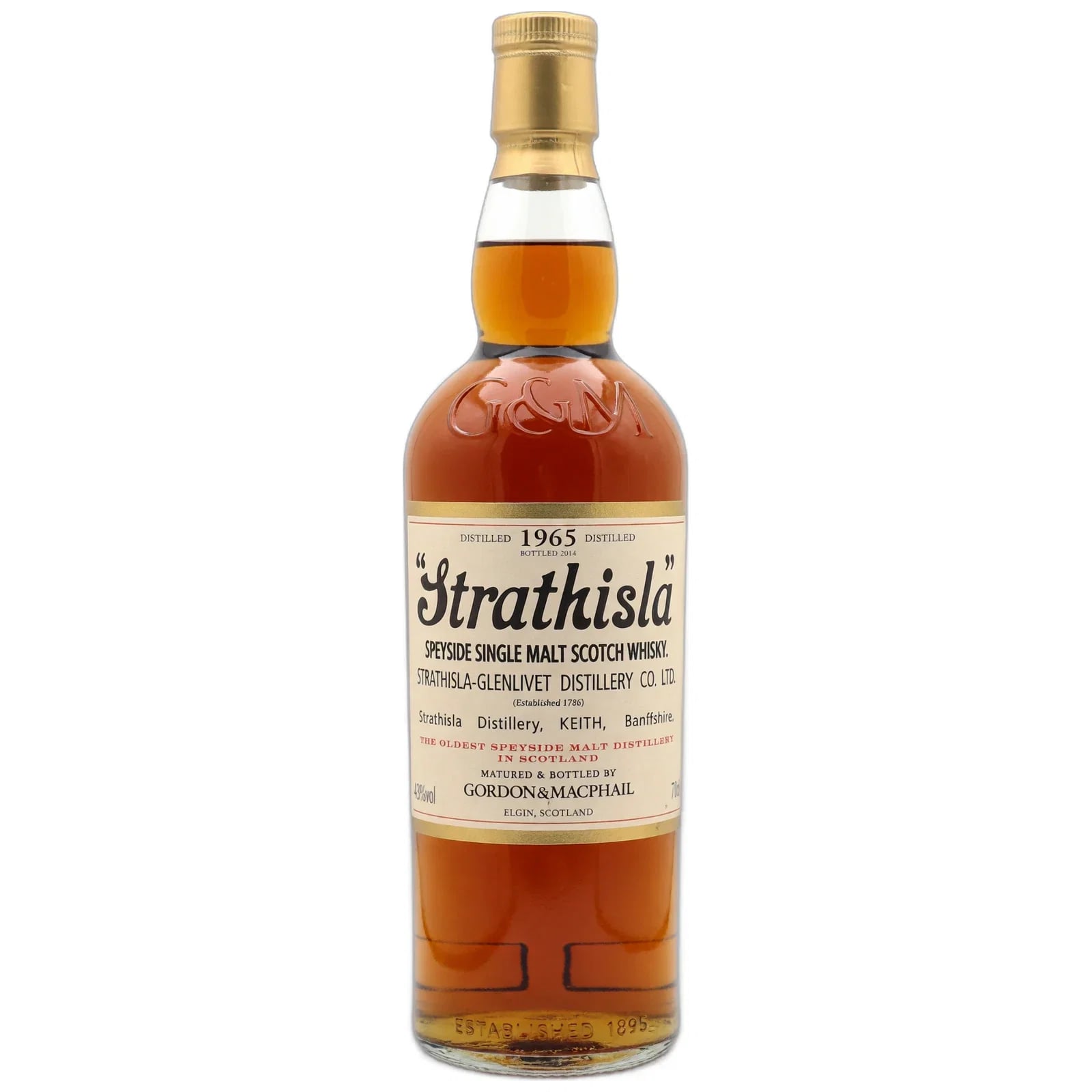 Strathisla 1965 Distillery Label Gordon & Macphail