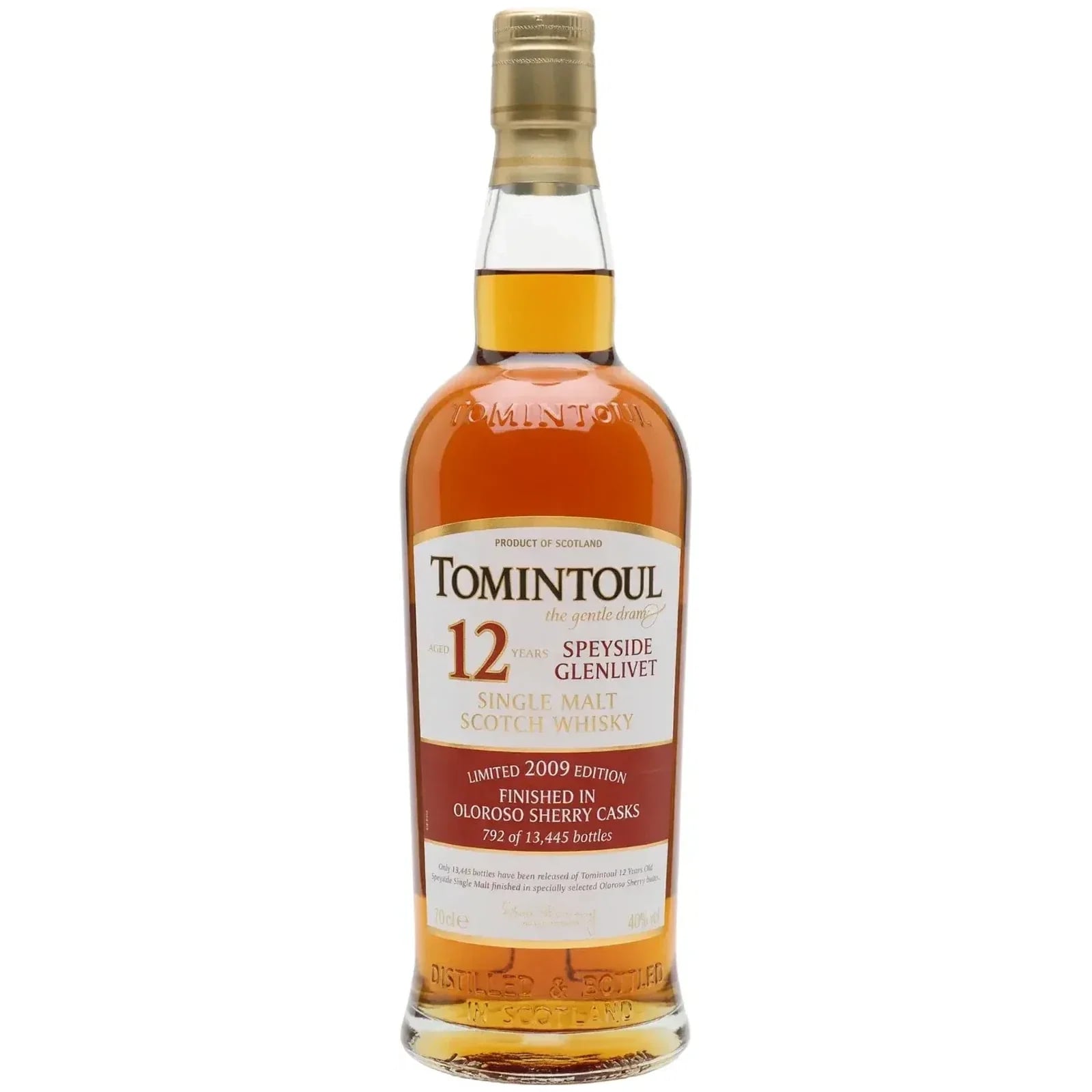 Tomintoul 12 Years Old 2009 Edition Finished In Oloroso Sherry Casks