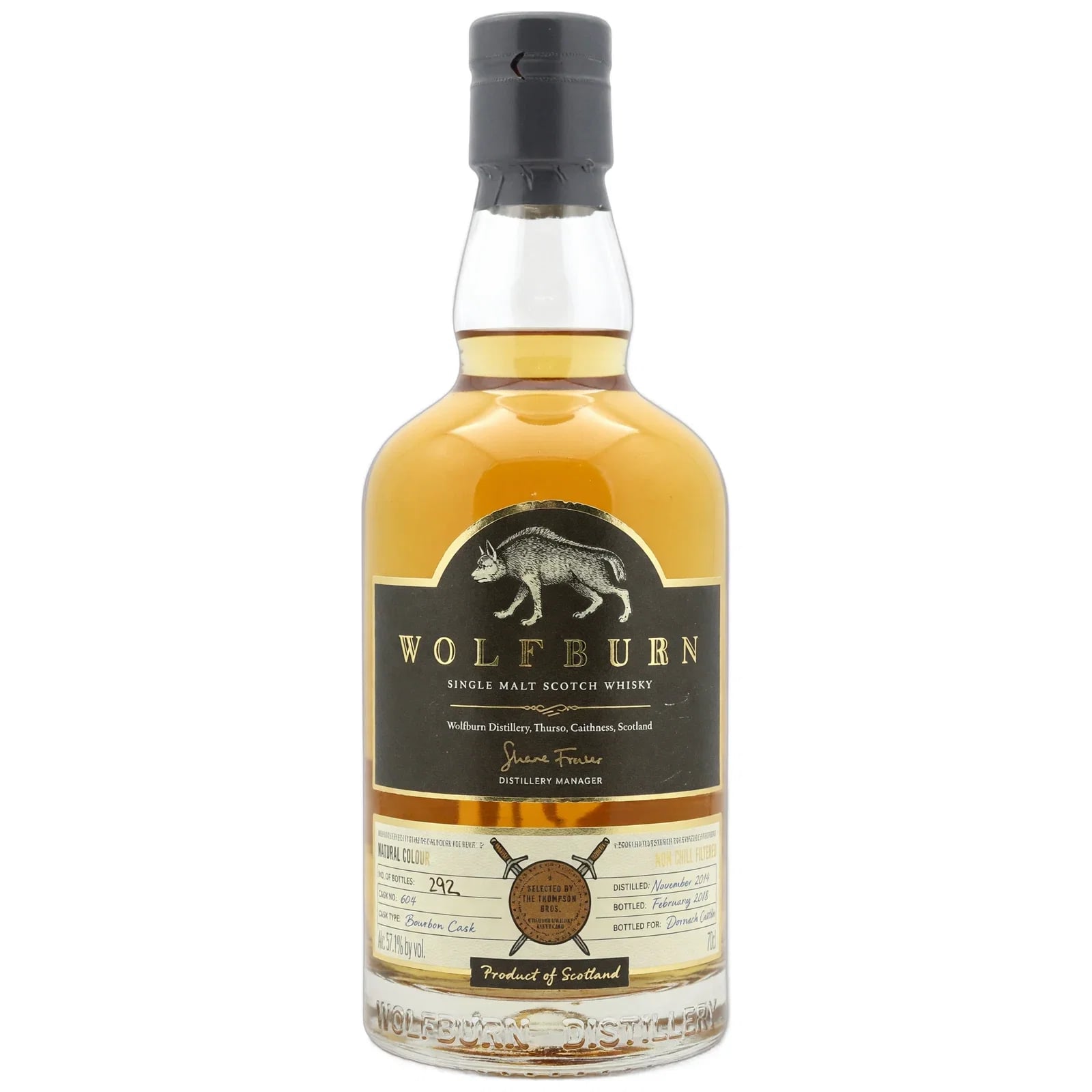 Wolfburn 3 Years Old 2014 Dornoch Castle