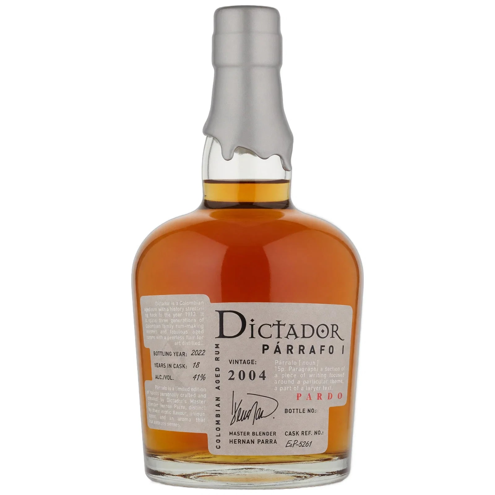 Dictador 18 Years Old 2004 Parrafo Pardo