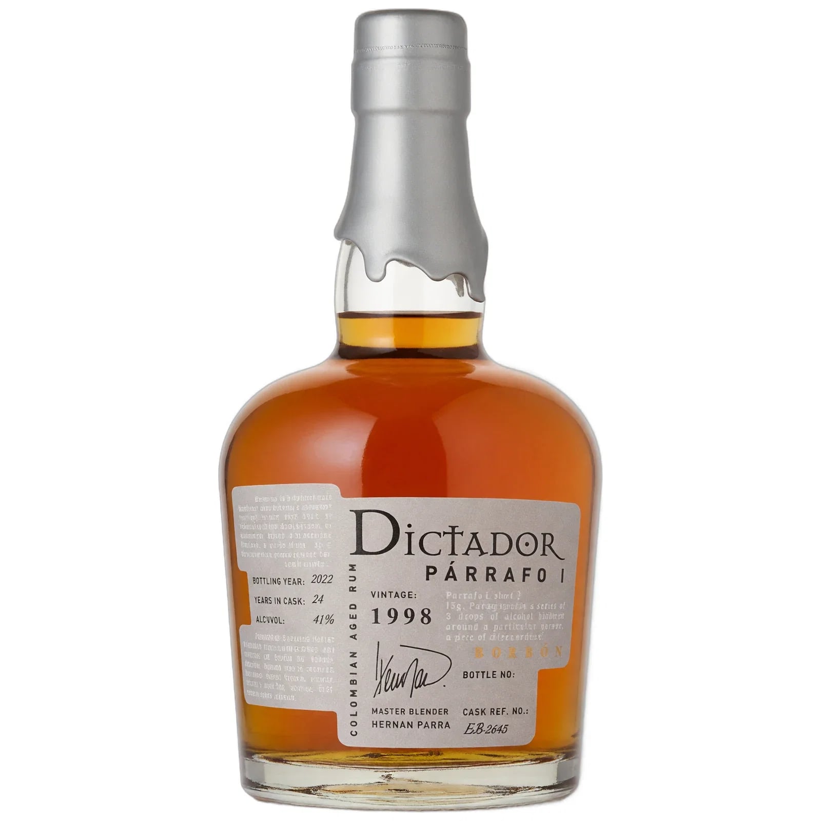 Dictador 24 Years Old 1998 Parrafo Bourbon
