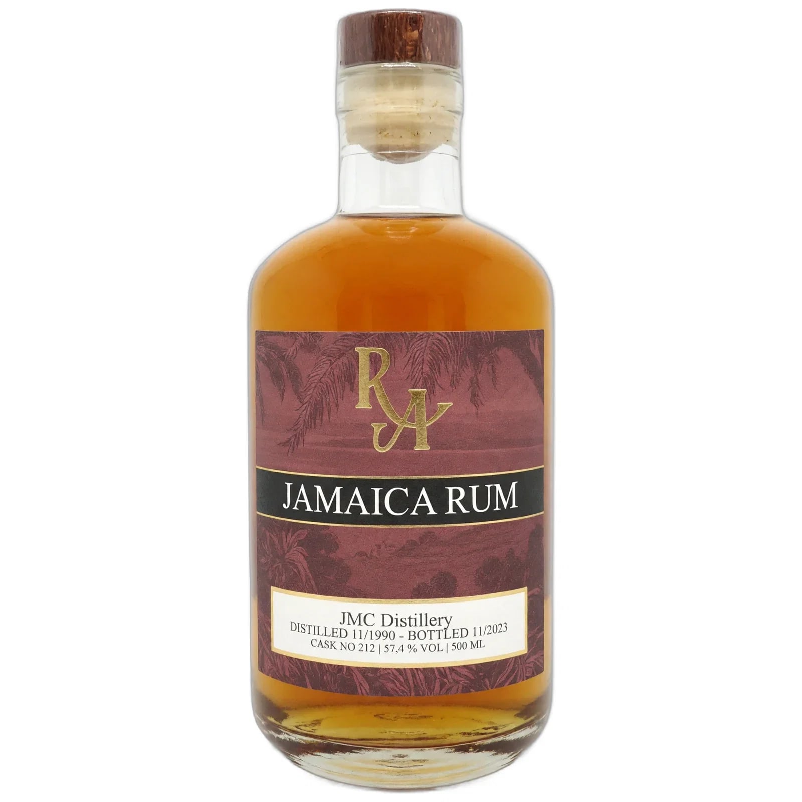 Hampden 33 Years Old 1990 Rum Artesanal 50 cl Cask Nr. 212