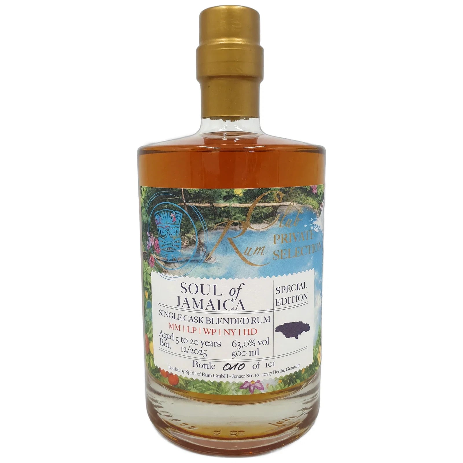 Rumclub Private Selection Special Edition Soul Of Jamaica Spirit Of Rum 50 cl
