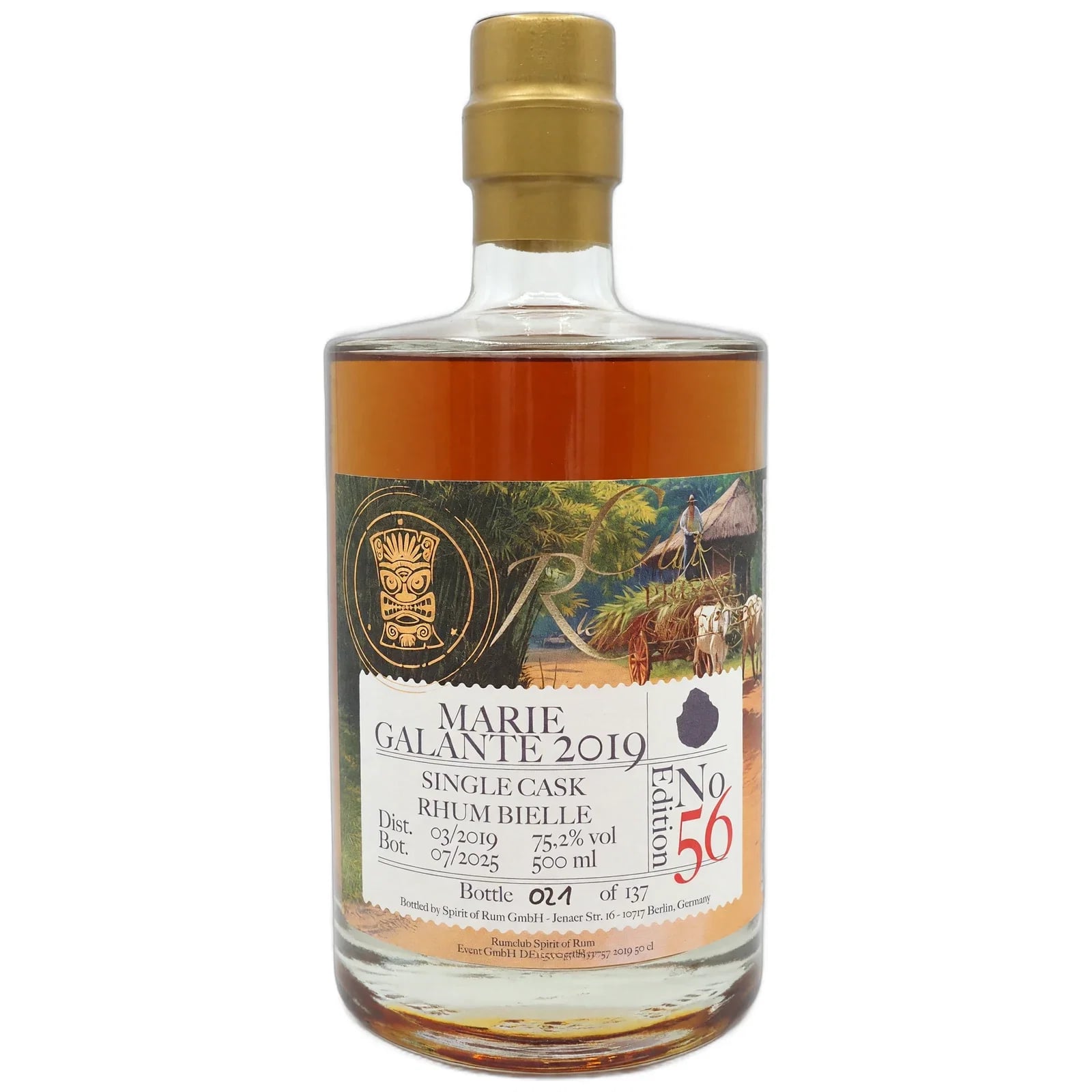 Bielle 2019 Rumclub Private Selection Edition 56 Spirit Of Rum 50 cl