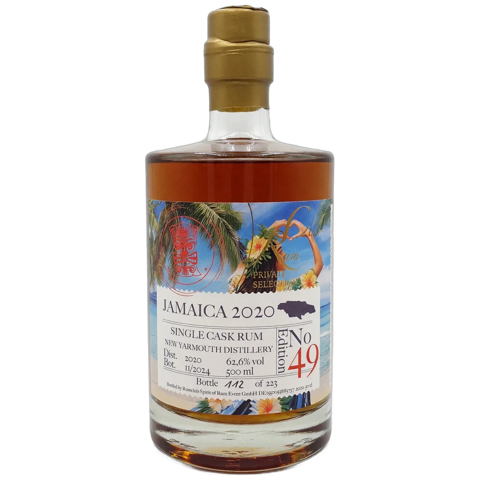 New Yarmouth 4 Years Old 2020 Rumclub Private Selection Edition 49 Spirit Of Rum 50 cl