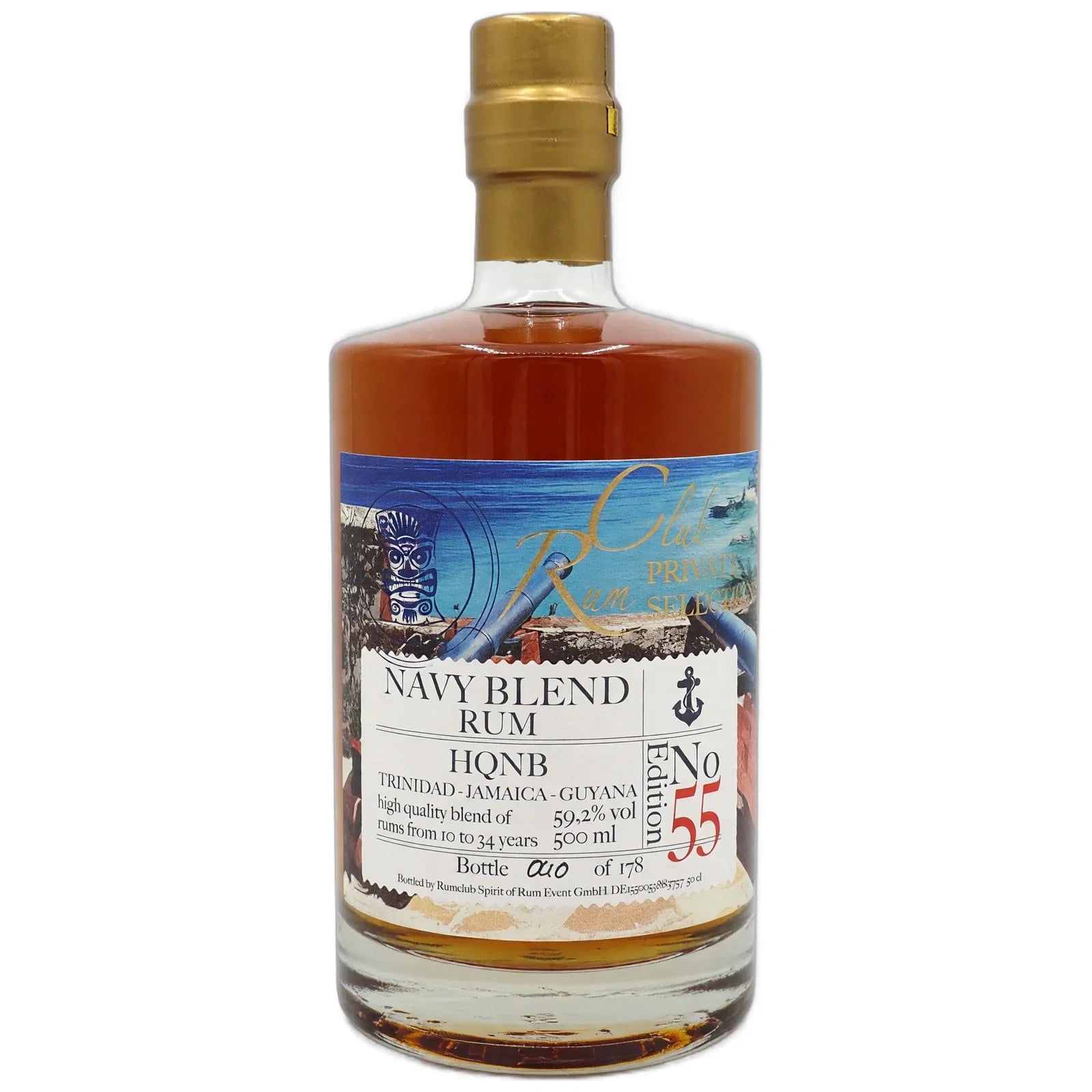 Rumclub Rumclub Private Selection Edition 55 Spirit Of Rum 50 cl