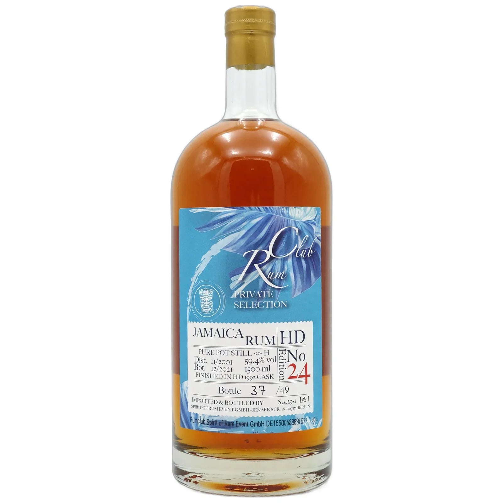 Hampden 19 Years Old 2001 Rumclub Private Selection Edition 24 Magnum 150 cl