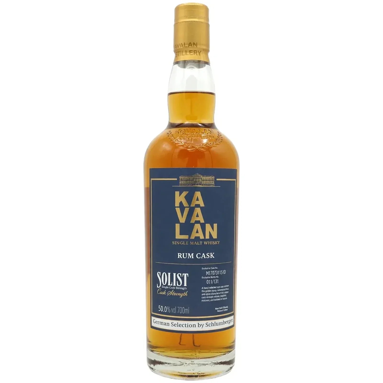 Kavalan Solist Rum Cask Cask Nr.M170731151D