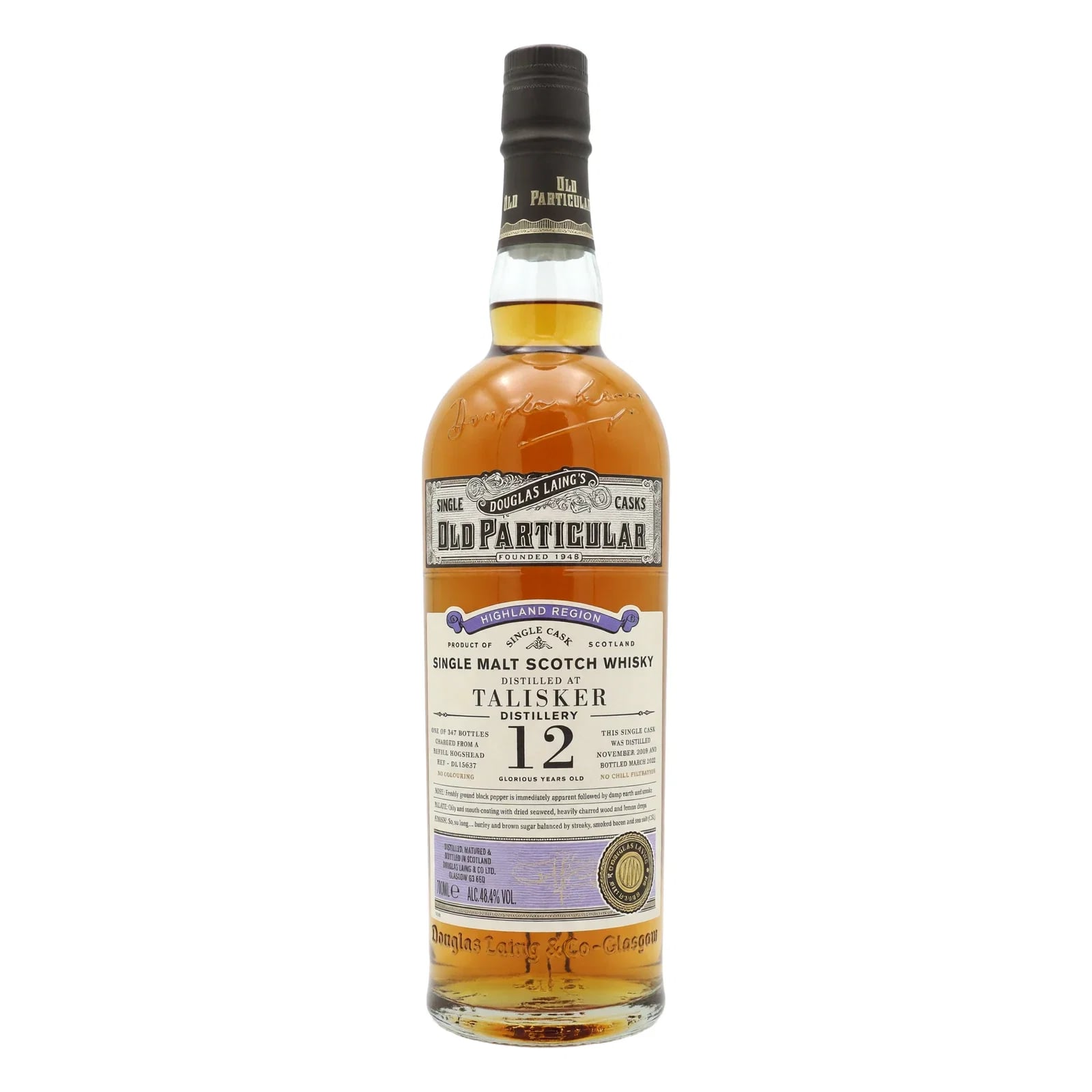 Talisker 12 Years Old 2009 Old Particular Douglas Laing DL 15637