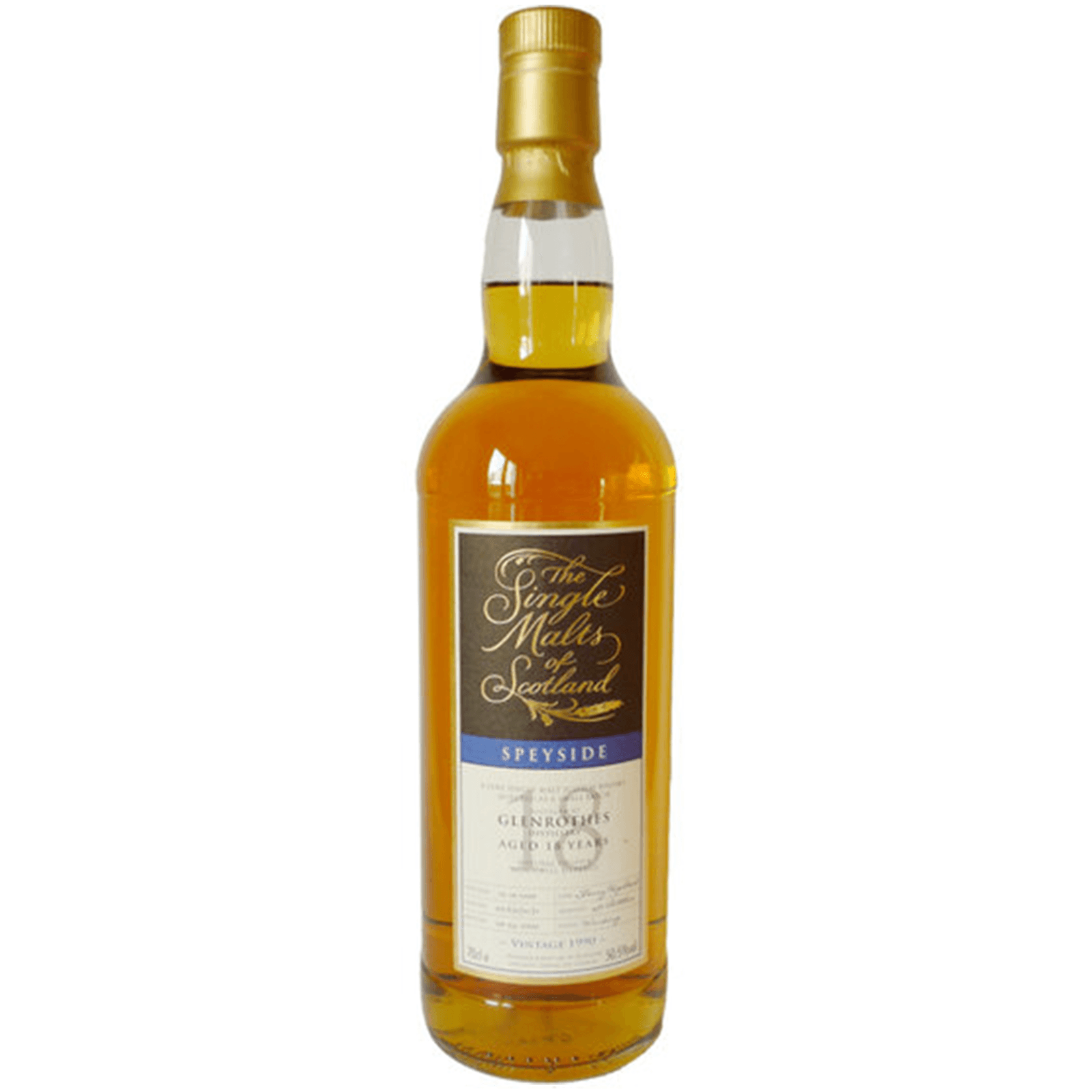 Glenrothes 18 Years Old 1990 The Single Malts of Scotland Speciality Drinks Ltd 60/69/70/71
