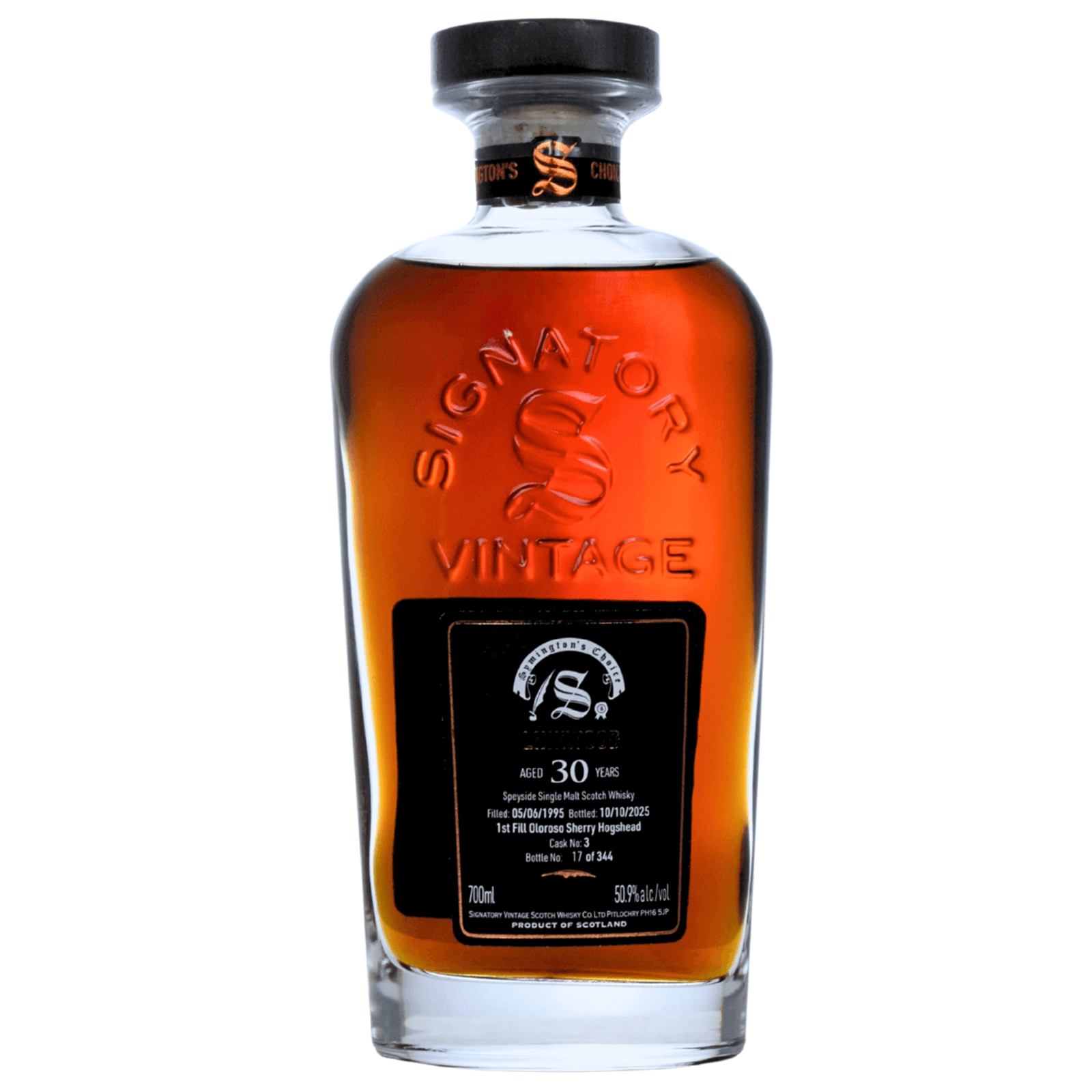 Linkwood 30 Years Old 1995 Cask Strength Collection Symington’s Choice Signatory Vintage Cask 3
