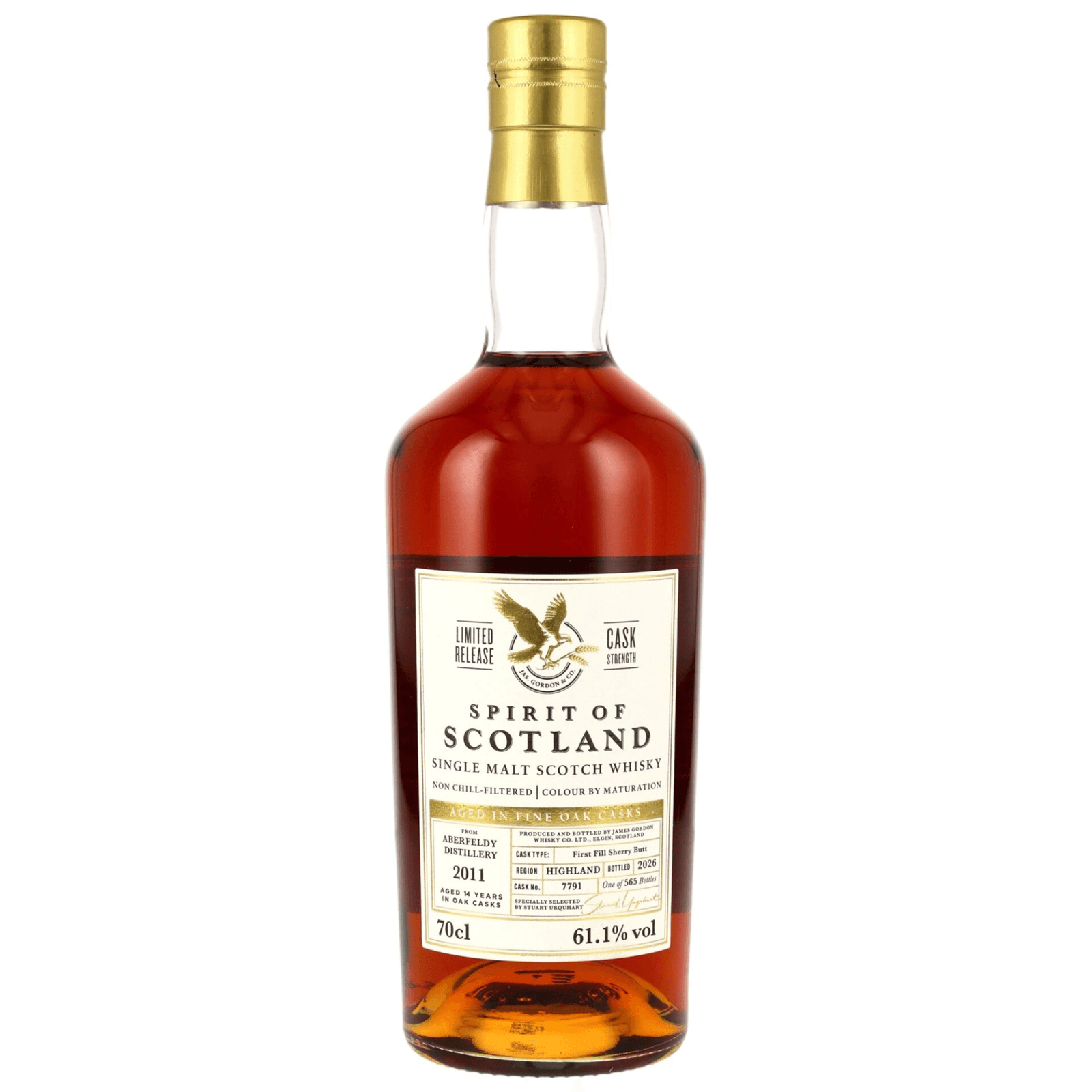 Aberfeldy 14 Years Old 2011 Spirit Of Scotland Gordon & Macphail Cask Nr.7791