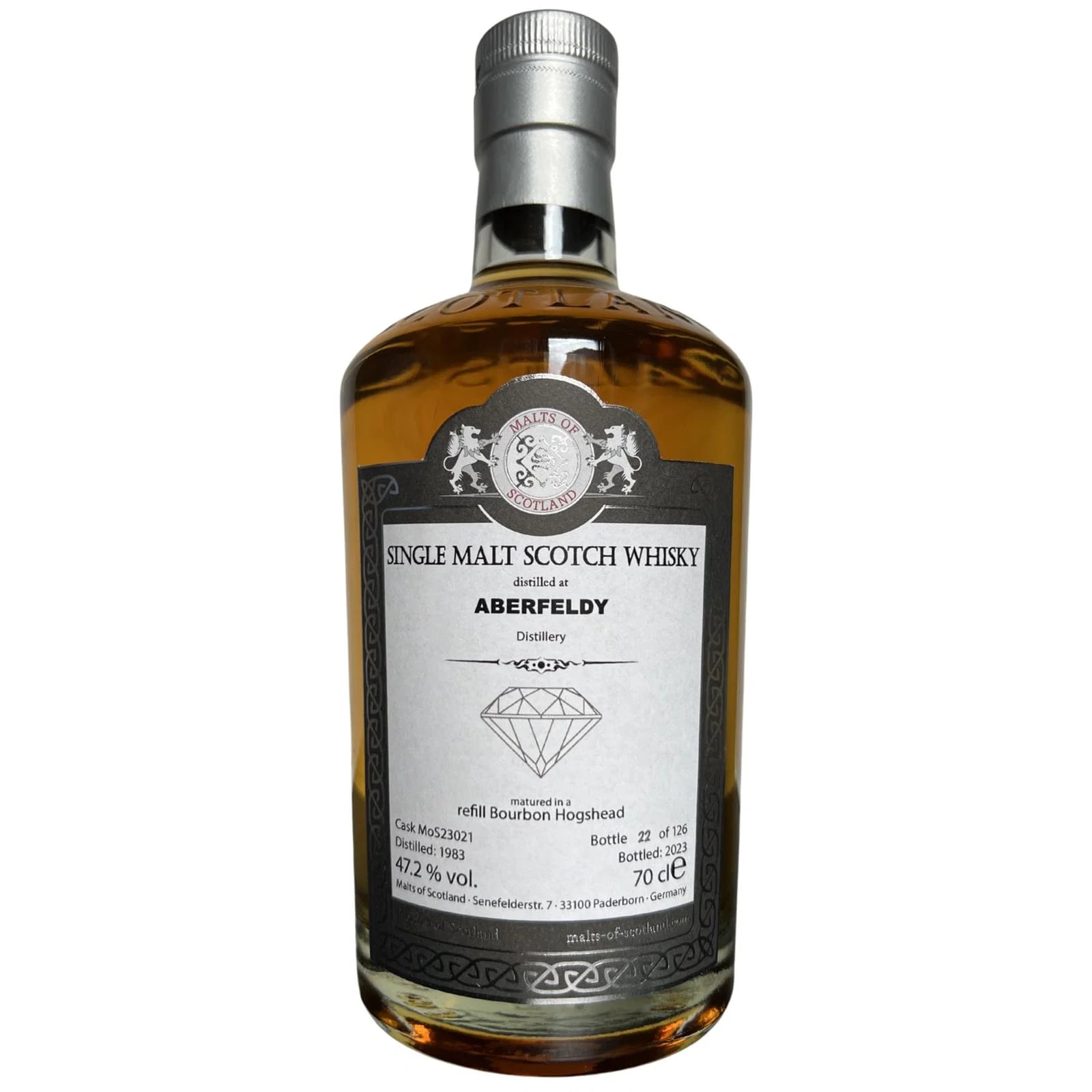 Aberfeldy 40 Years Old 1983 Warehouse Diamonds Malts of Scotland MoS 23021