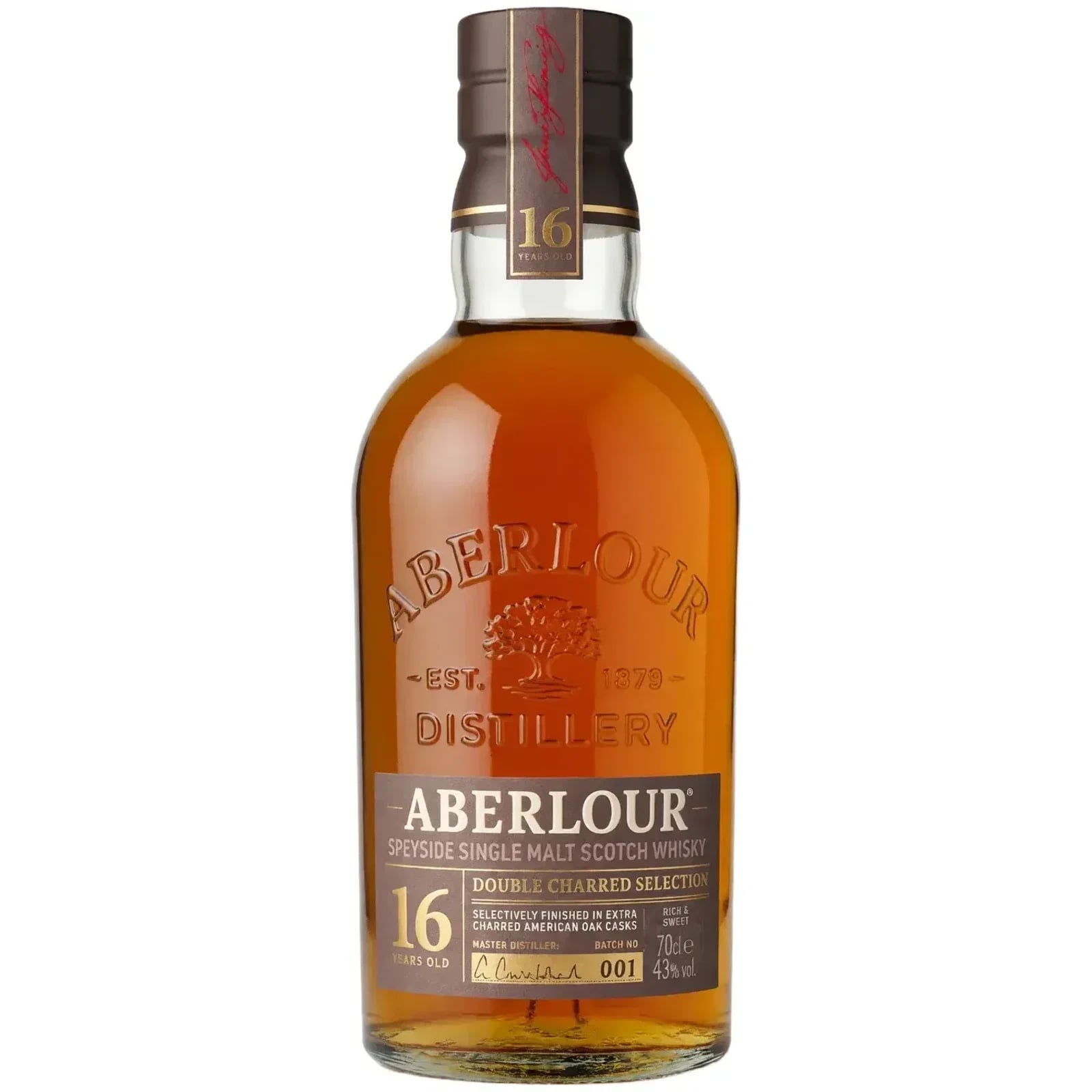 Aberlour 16 Years Old Old Double Charred Edition Batch 001