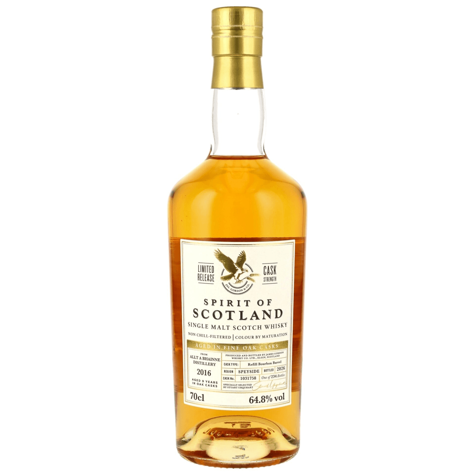 Allt-A-Bhainne 9 Years Old 2016 Spirit Of Scotland Gordon & Macphail Cask Nr.1031758