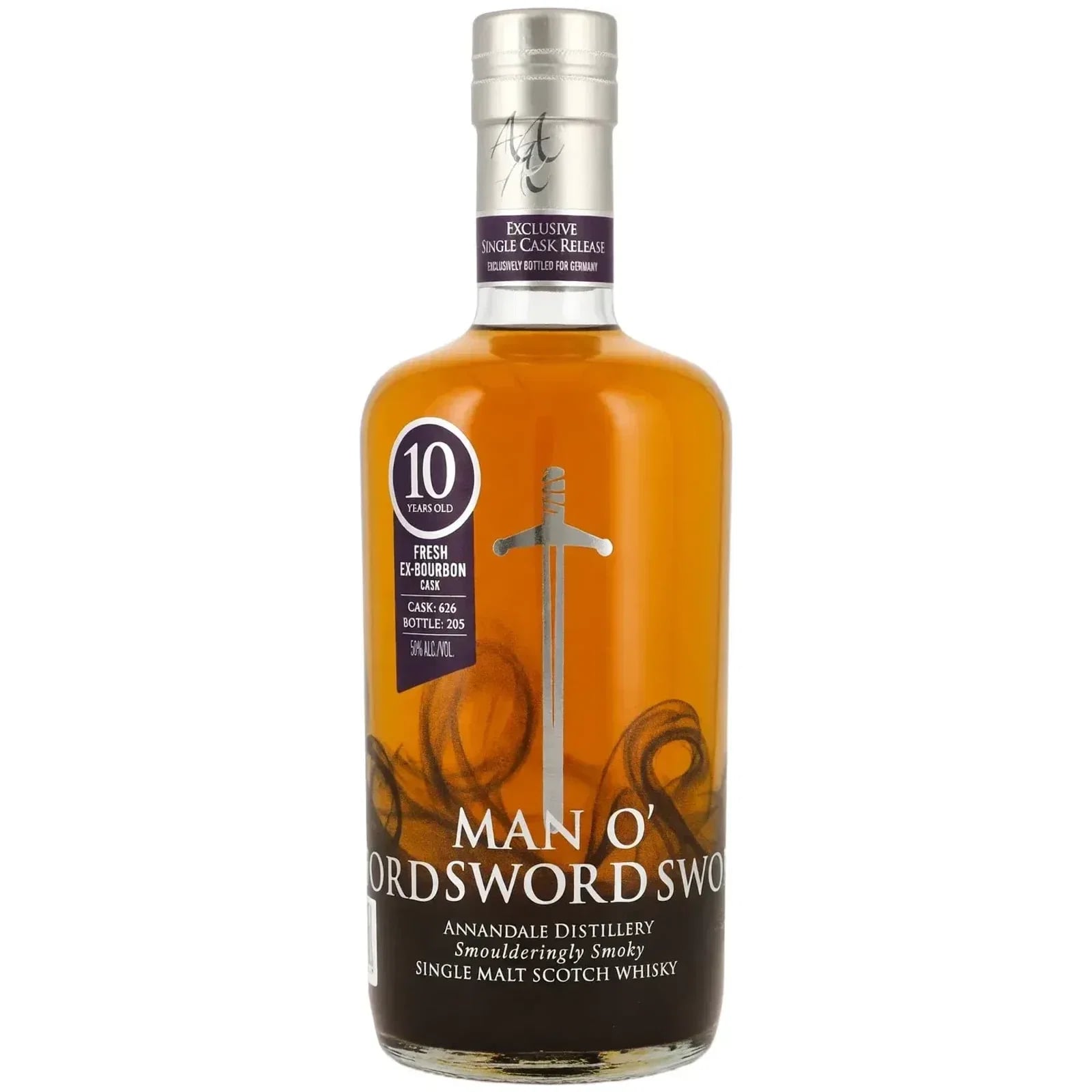 Annandale 10 Years Old Man O'Sword Fresh Ex-Bourbon Cask #626