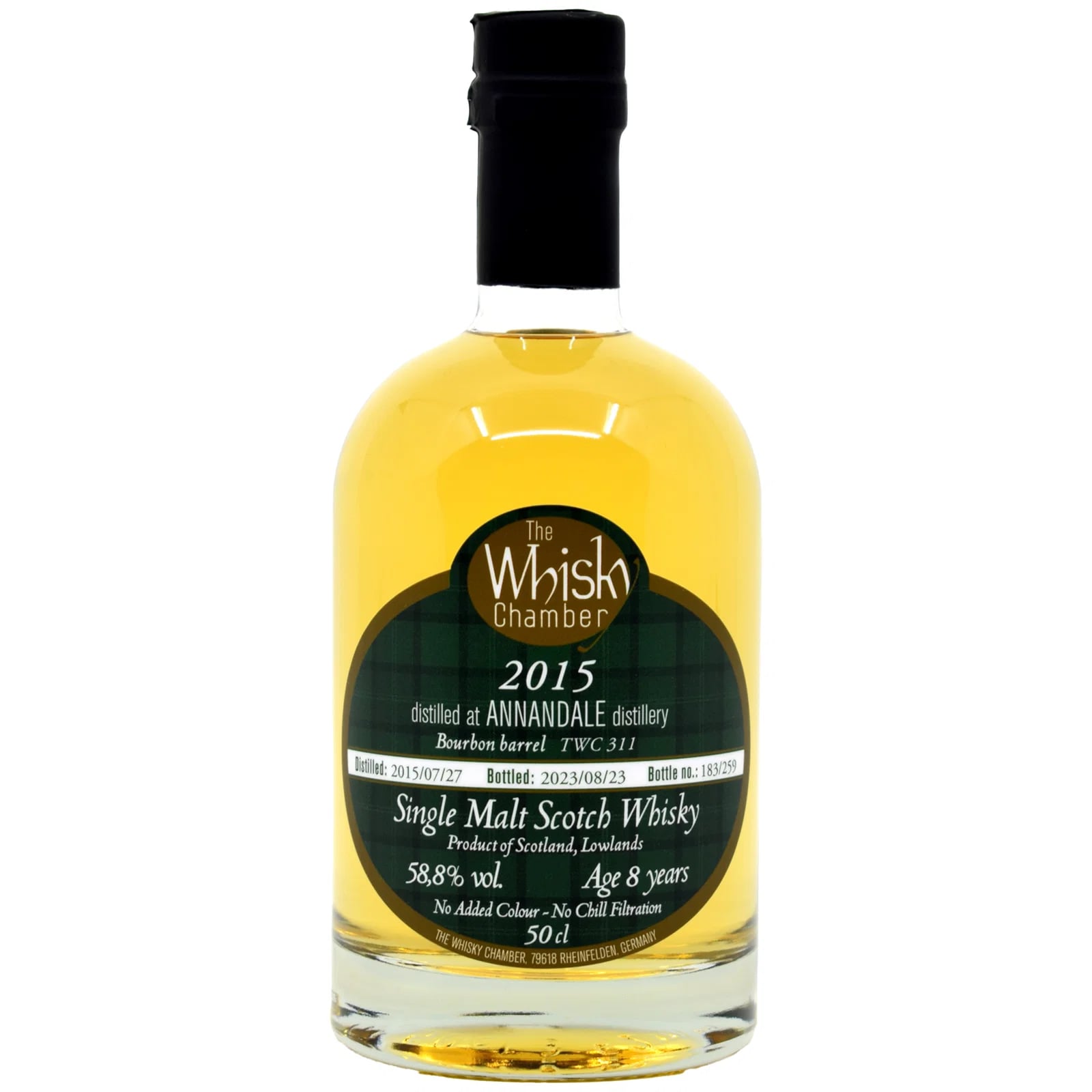 Annandale 8 Years Old 2015 The Whisky Chamber TWC 311