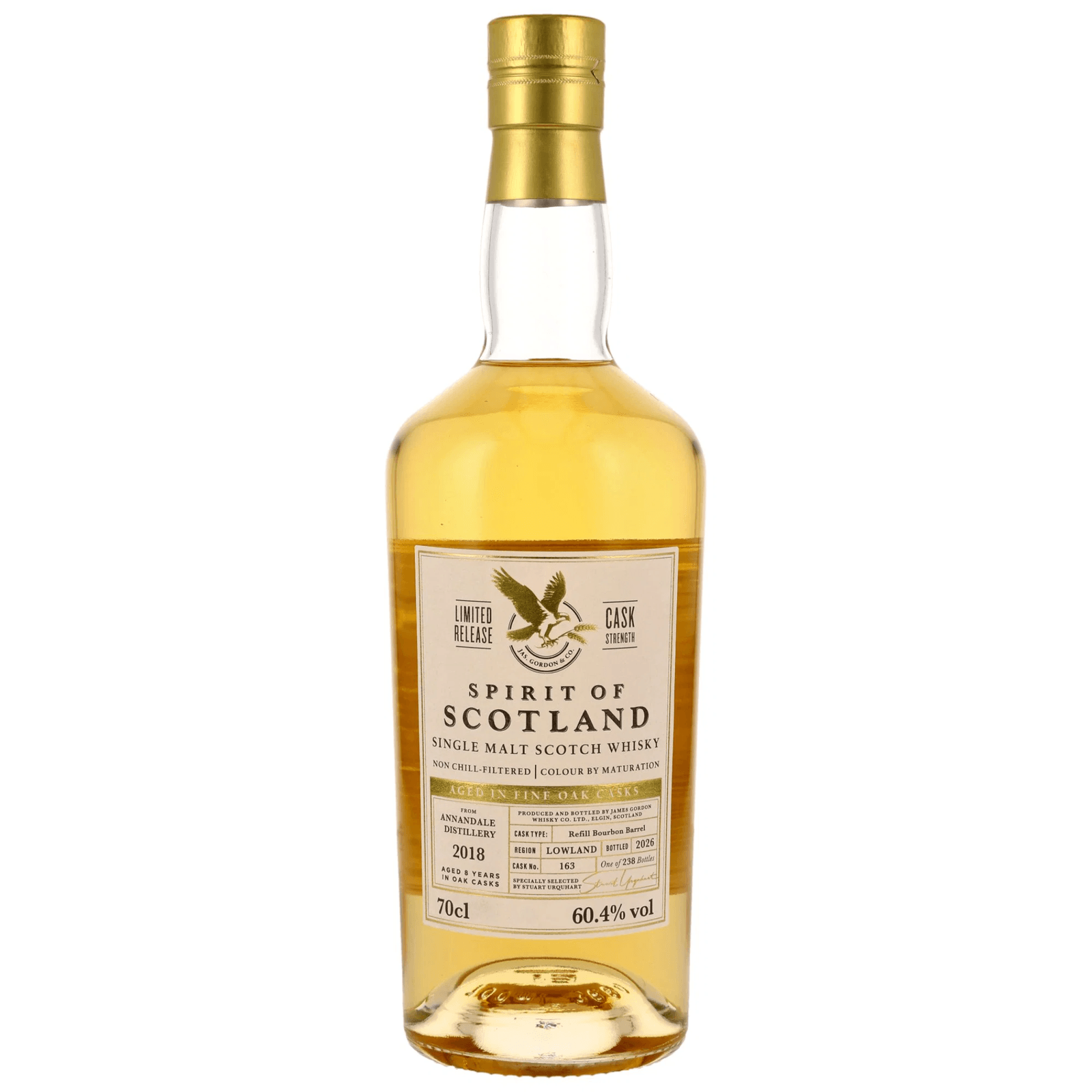 Annandale 8 Years Old 2018 Spirit of Scotland Gordon & MacPhail Cask Nr.163