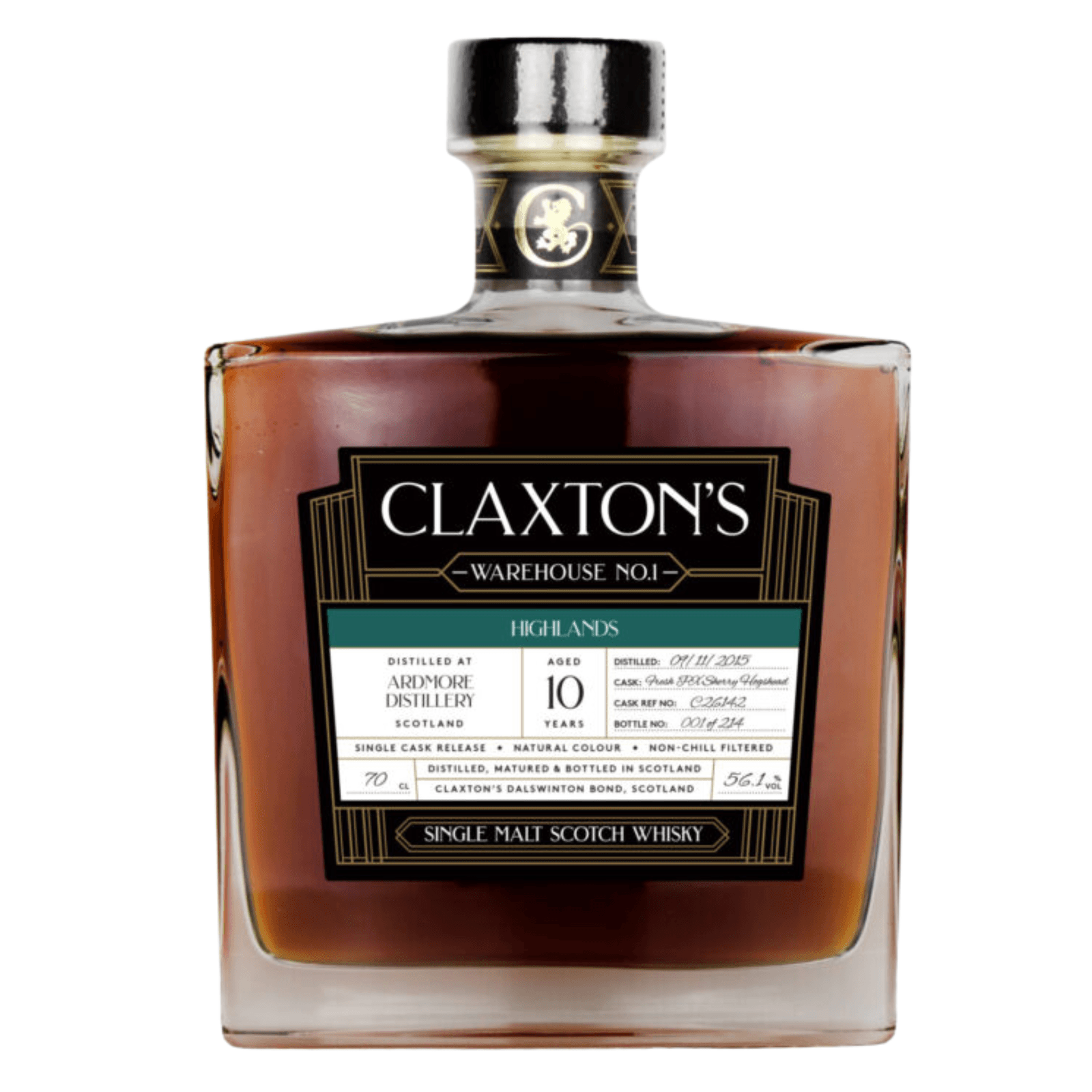 Ardmore 10 Years Old 2015 Warehouse No. 1 Claxton’s