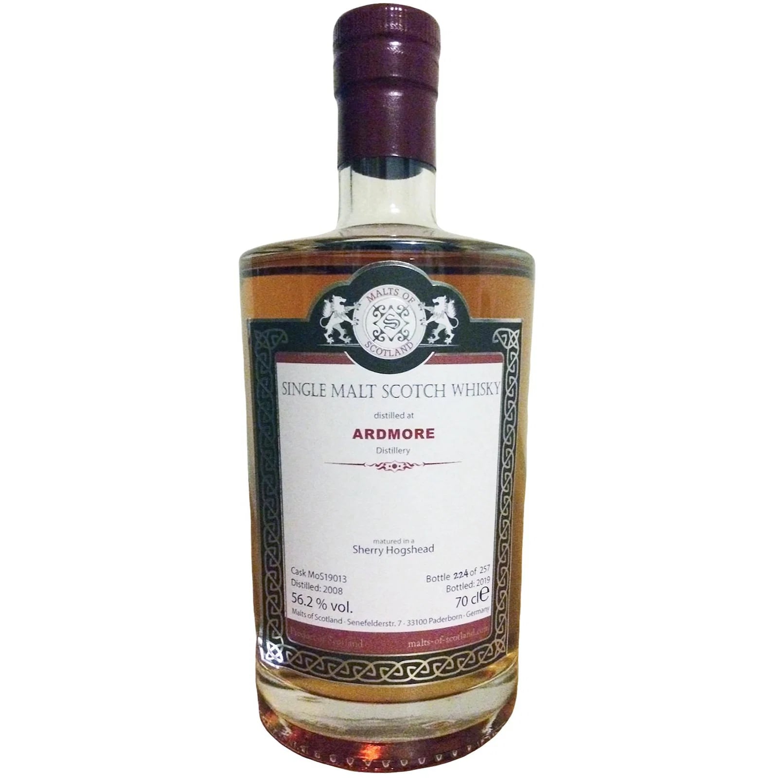 Ardmore 2008 Malts of Scotland MoS 19013