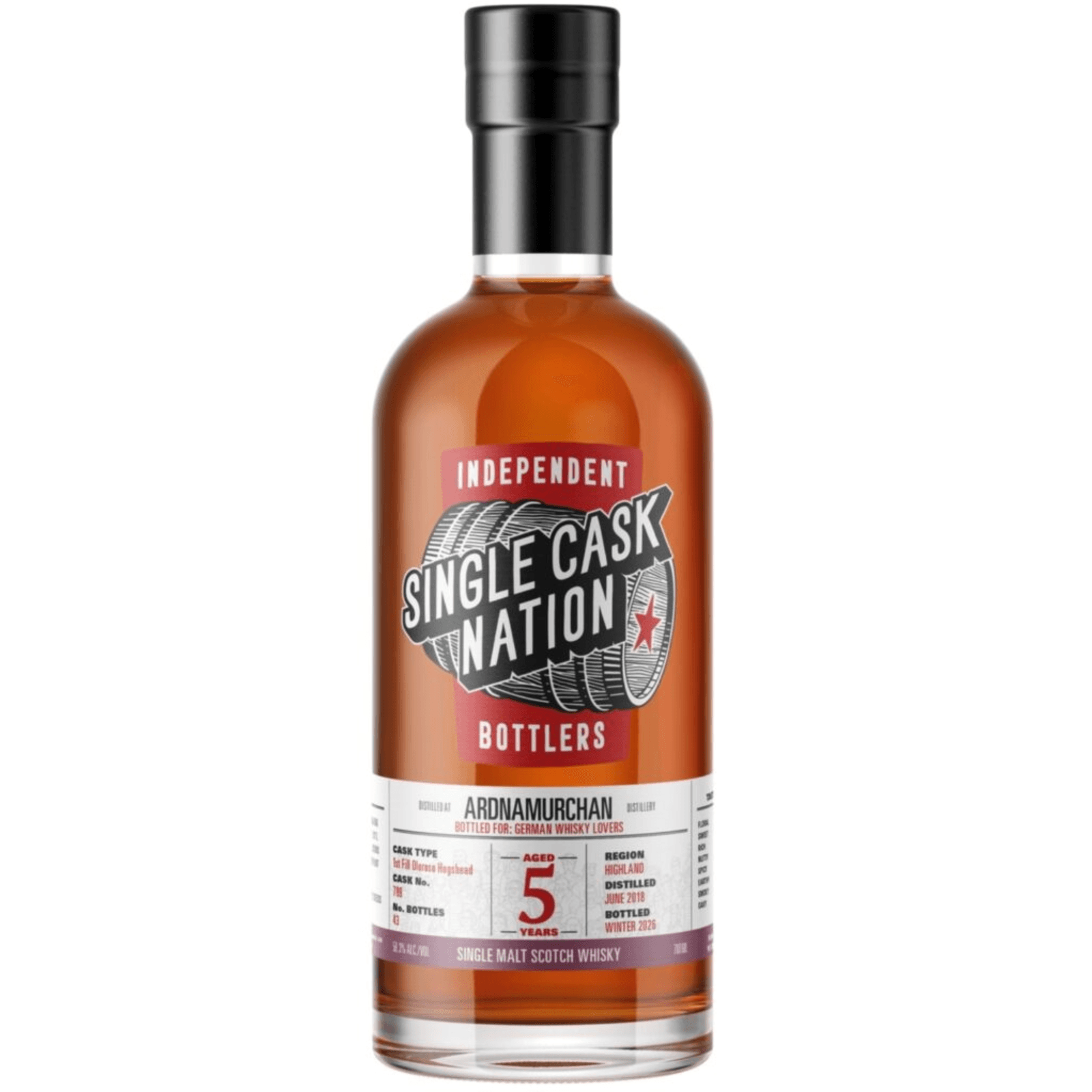 Ardnamurchan 5 Years Old Exclusive German Bottling Single Cask Nation