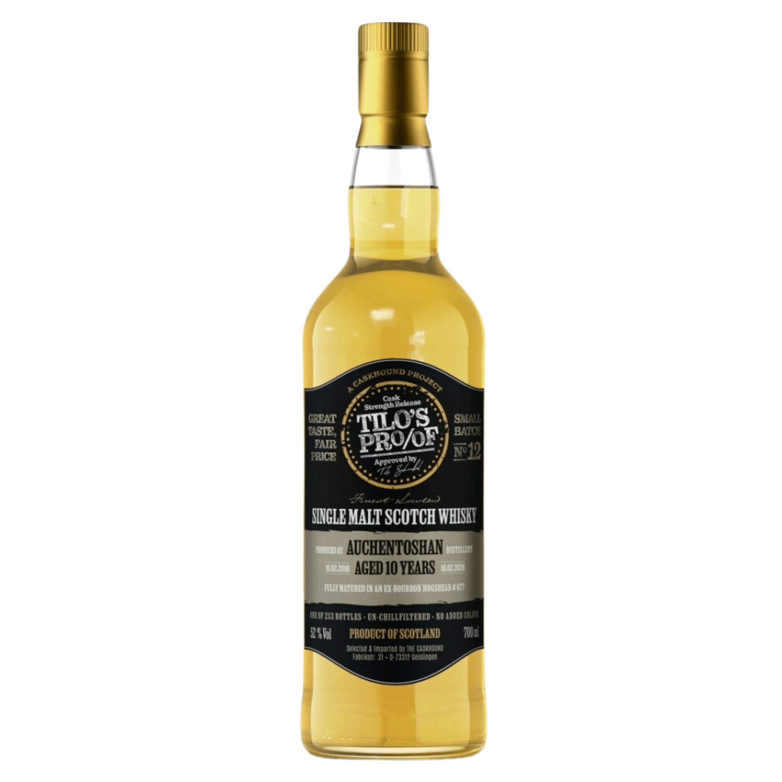 Auchentoshan 10 Years Old 2016 Tilo’s Proof