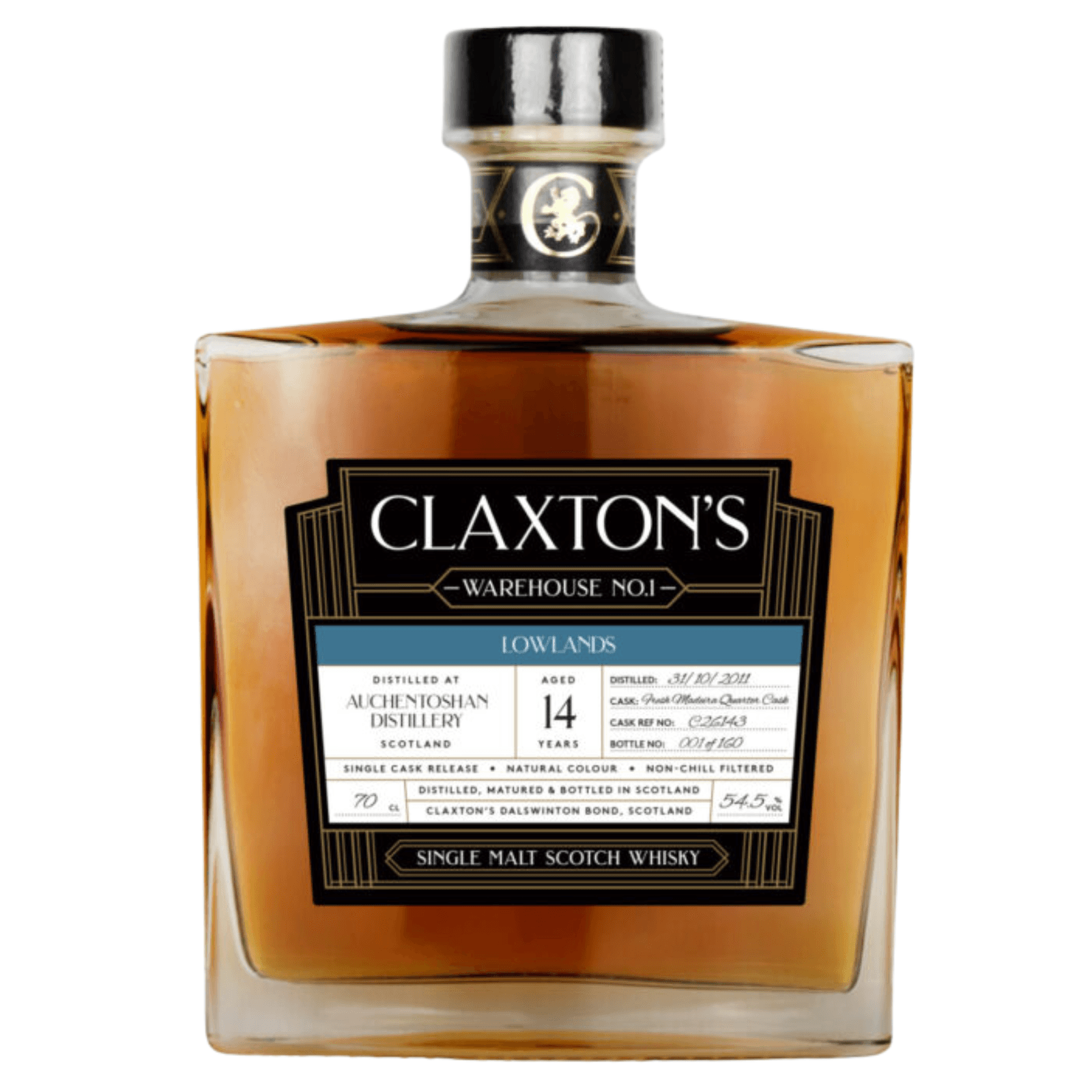 Auchentoshan 14 Years Old 2011 Warehouse No. 1 Claxton’s
