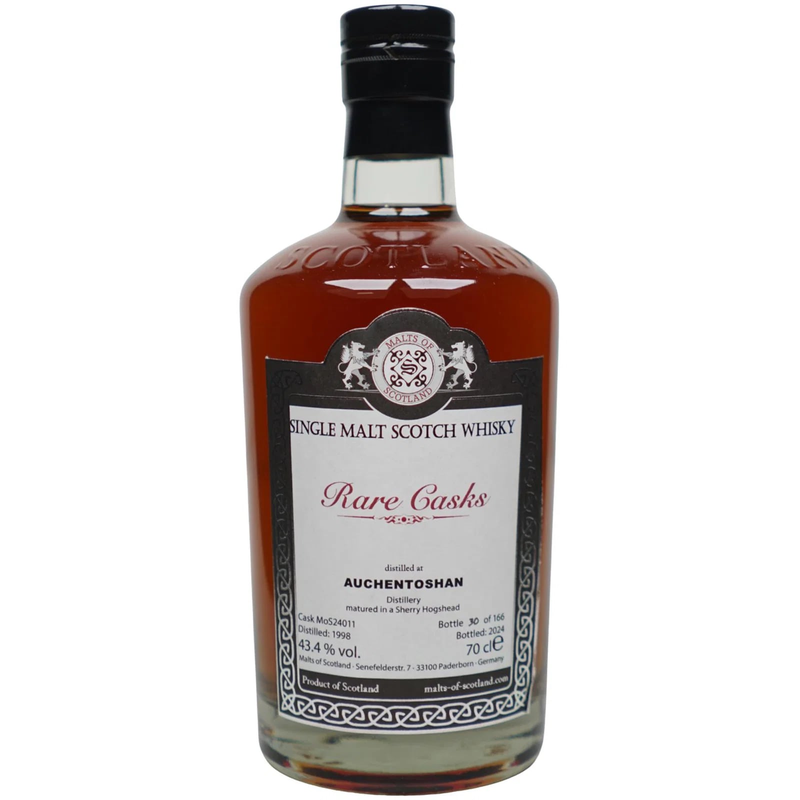 Auchentoshan 1998 Rare Casks Range Malts of Scotland MoS 24011