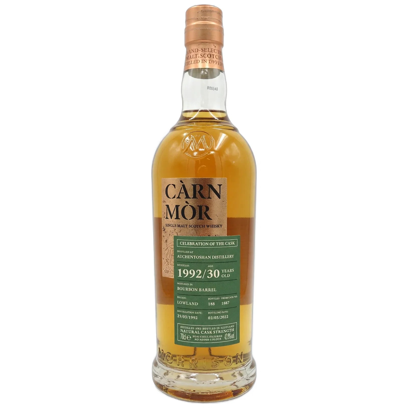 Auchentoshan 30 Years Old 1992 Càrn Mòr Celebration Of The Cask Morrison Scotch Whisky Distillers