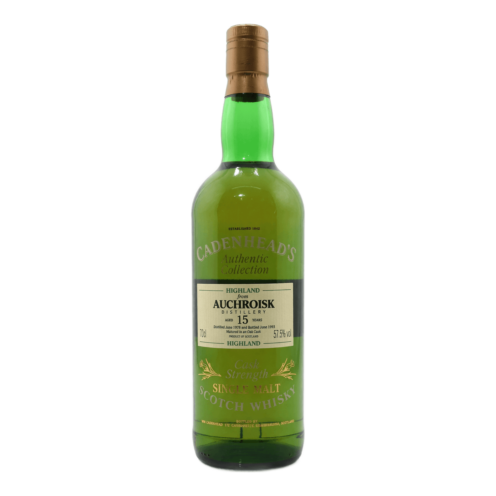 Auchroisk 15 Years Old 1978 Authentic Collection Cadenhead's