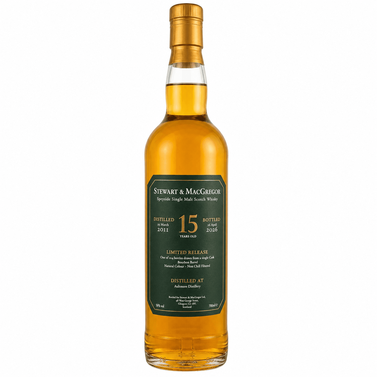 Aultmore 15 Years Old 2011 Limited Release Stewart & Macgregor