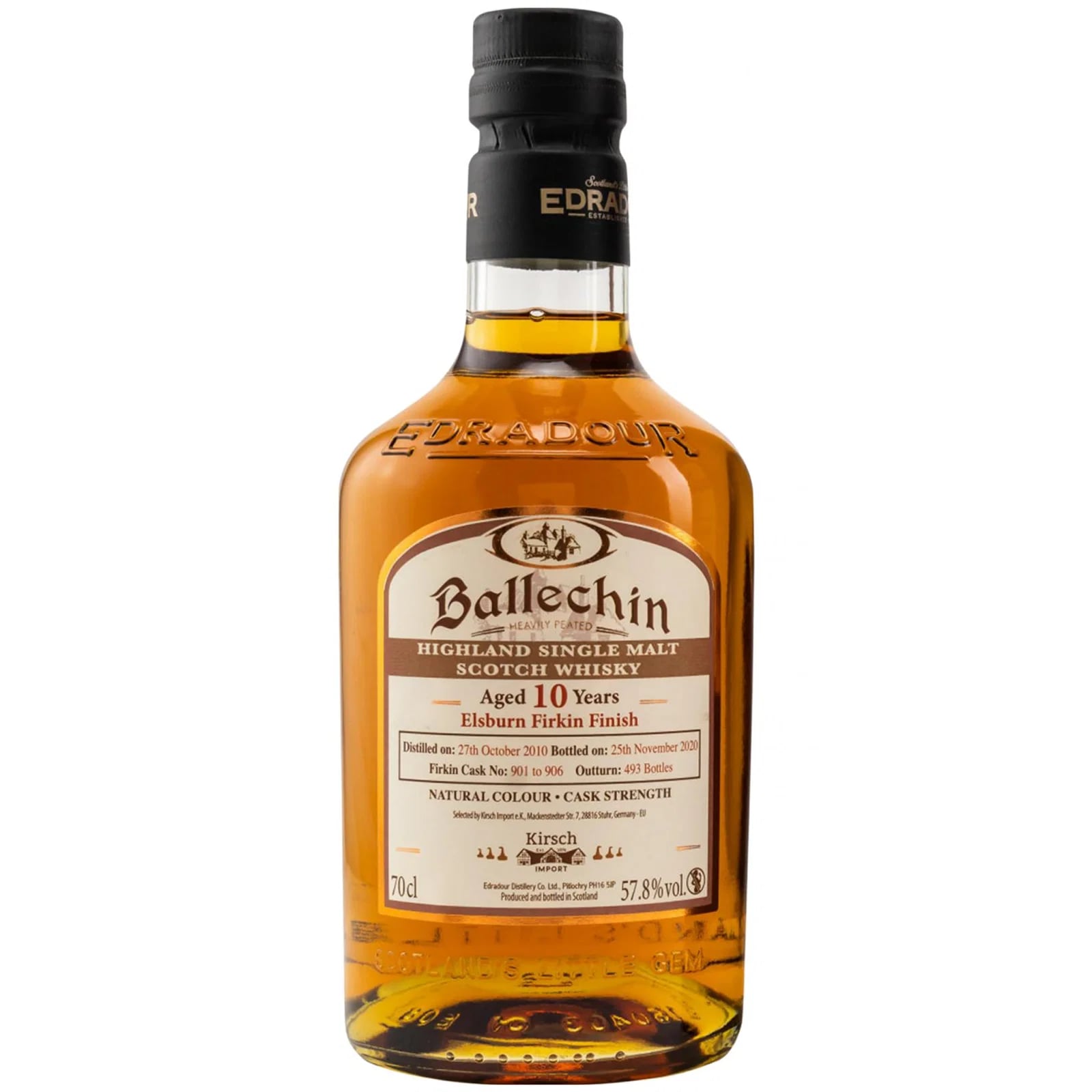 Ballechin 10 Years Old 2010 Elsburn Firkin Finish 901 - 906