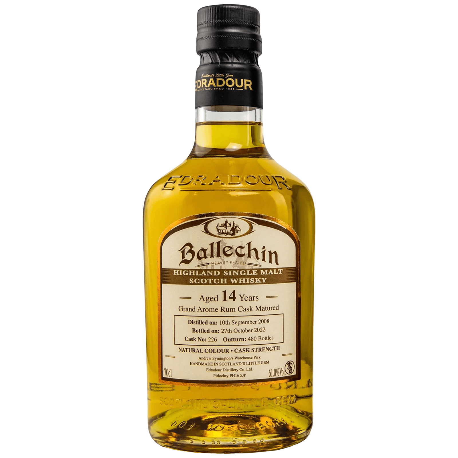 Ballechin 14 Years Old 2008 Grand Arome Rum Cask Matured 226