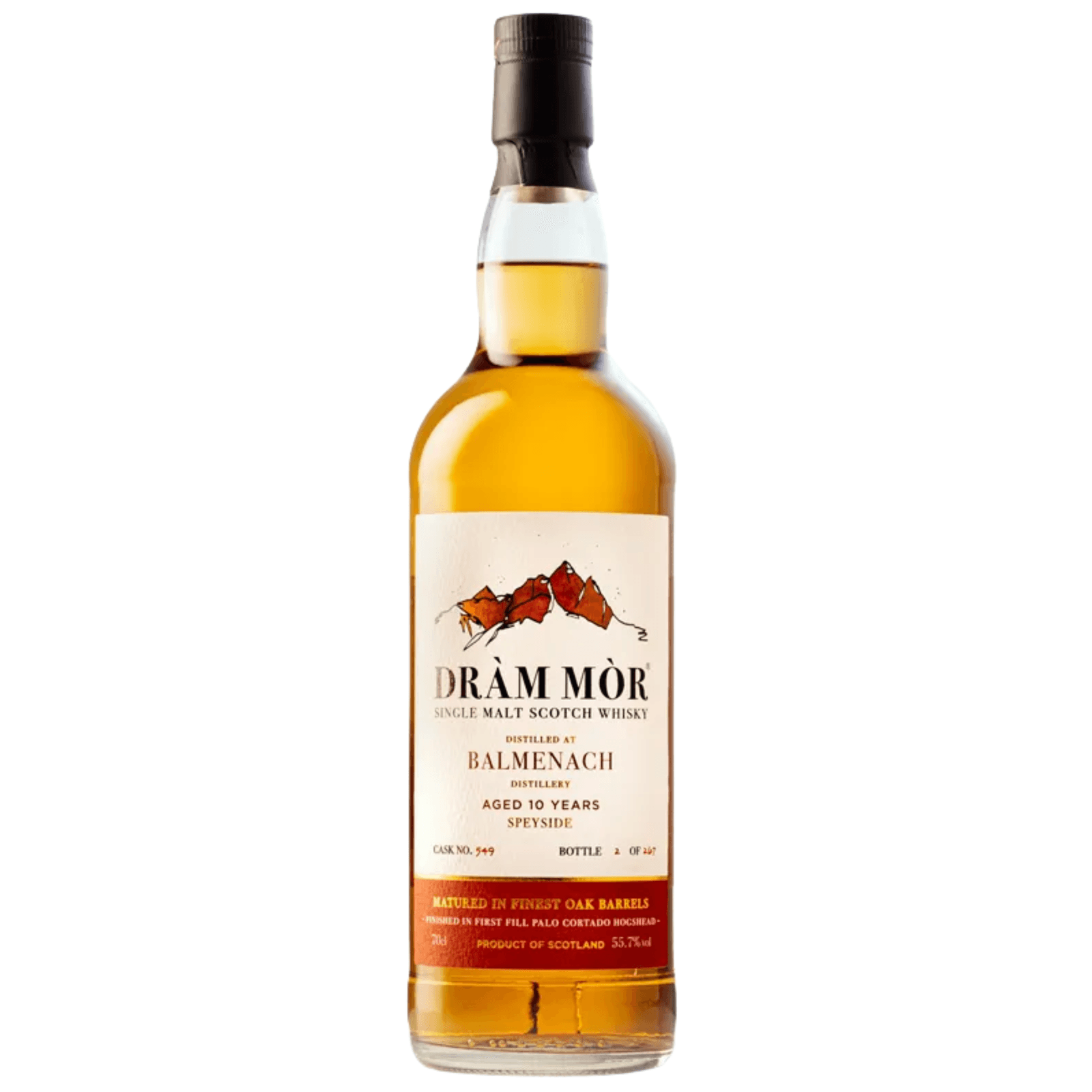 Balmenach 10 Years Old 2015 Dràm Mòr Cask Nr.549