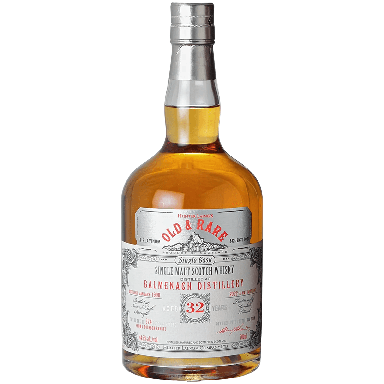 Balmenach 32 Years Old 1990 Old & Rare A Platinum Selection Hunter Laing
