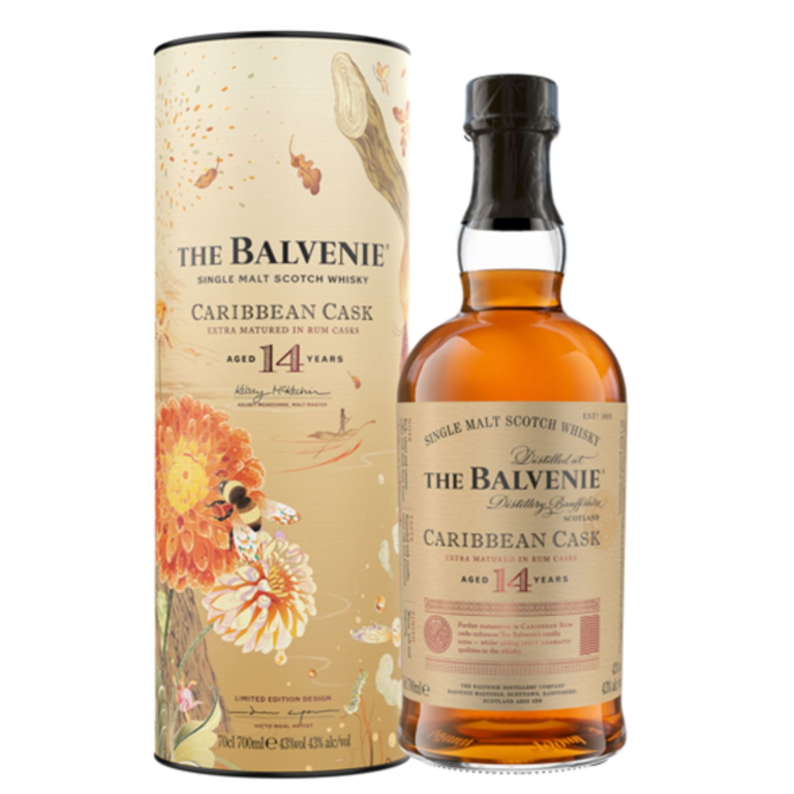 Balvenie 14 Years Old Caribbean Cask Limited Design Edition 2026 by Victo Ngai