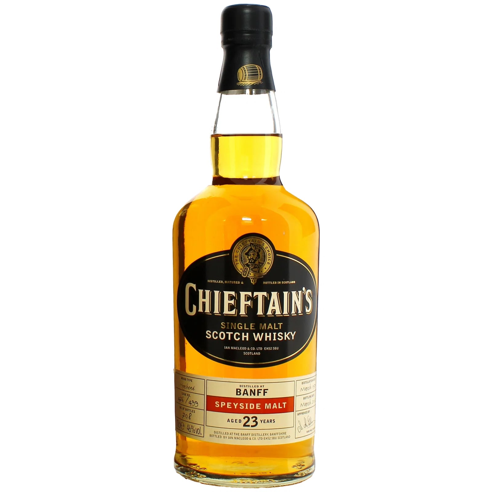 Banff 23 Years Old 1979 Chieftain's Choice Ian Macleod 476 + 499