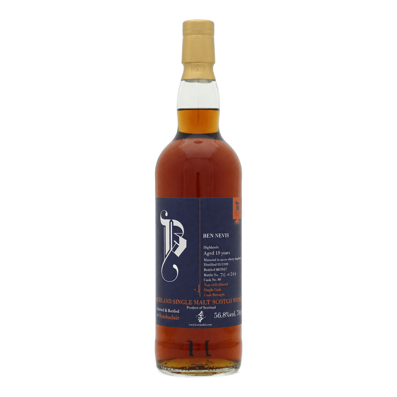 Ben Nevis 18 Years Old 1999 Brachadair 80