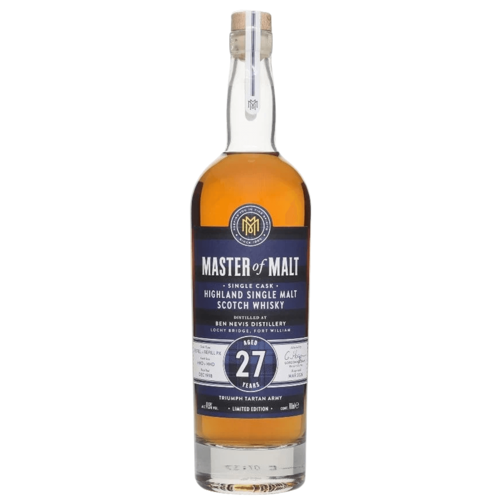 Ben Nevis 27 Year Old 1998 World Cup Edition Master of Malt