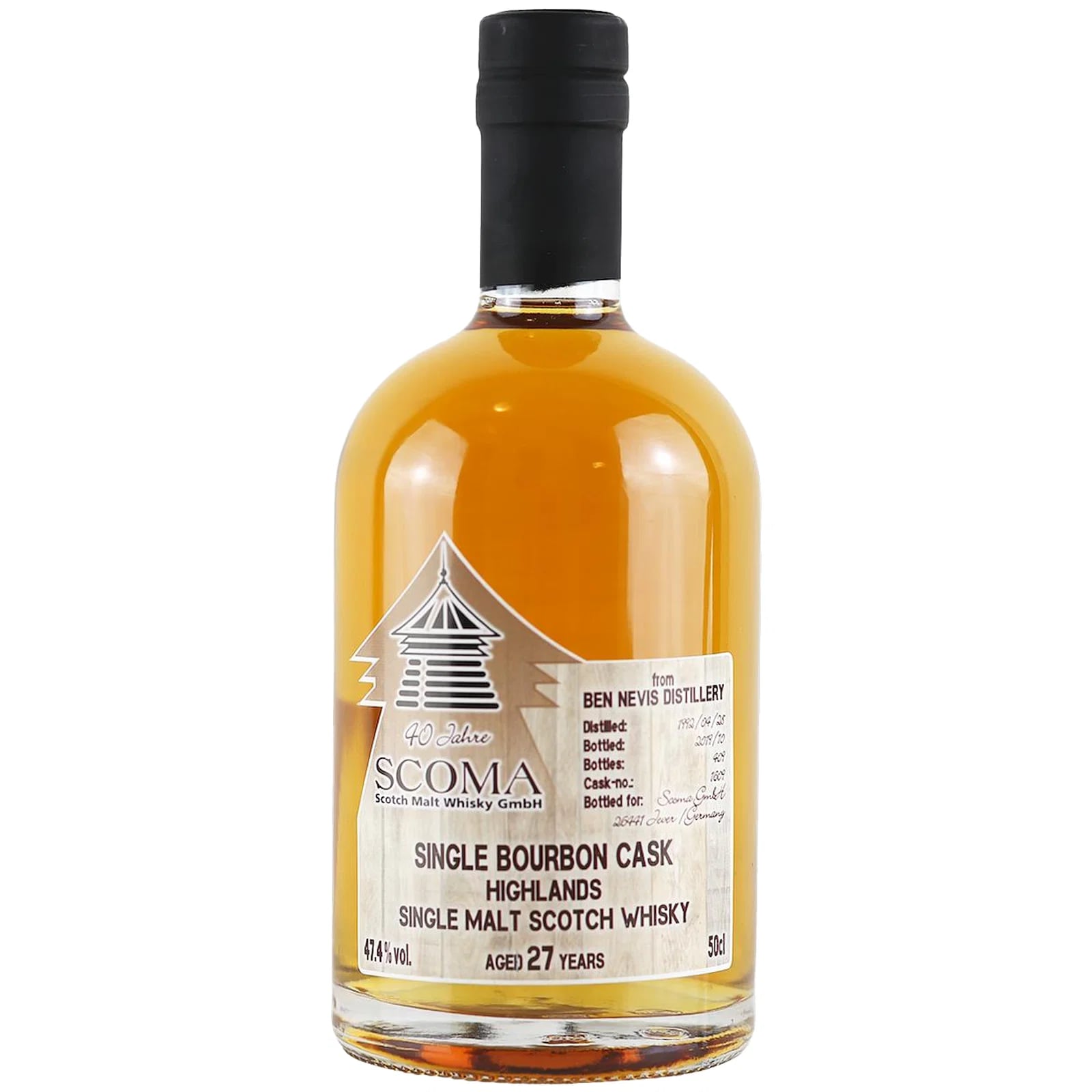 Ben Nevis 27 Years Old 1992 Glenscoma 1609