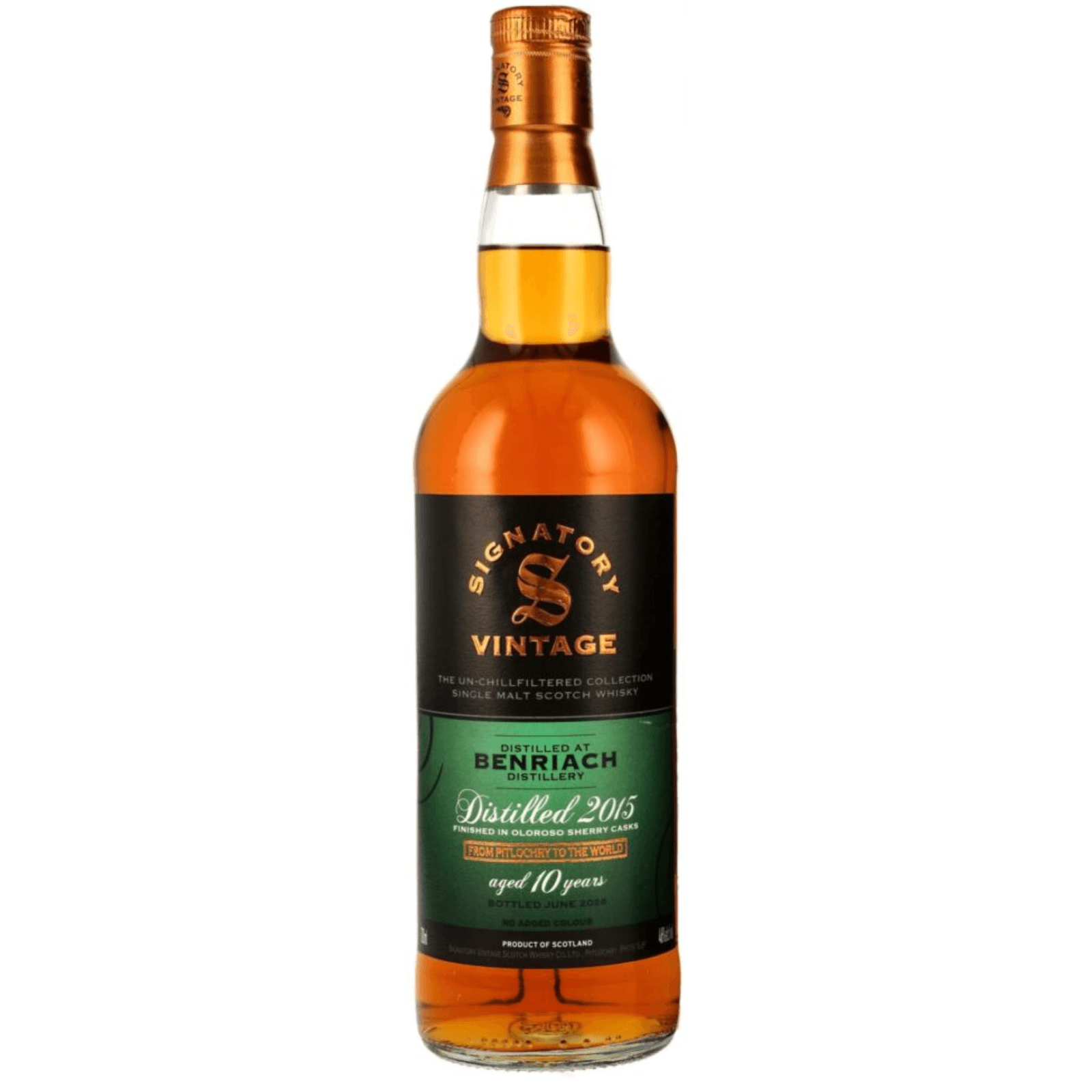 Benriach 10 Years Old 2015 Signatory Vintage