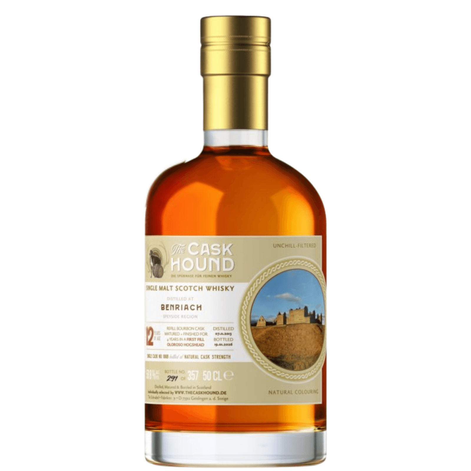 Benriach 12 Years Old 2013 The Caskhound 50 cl