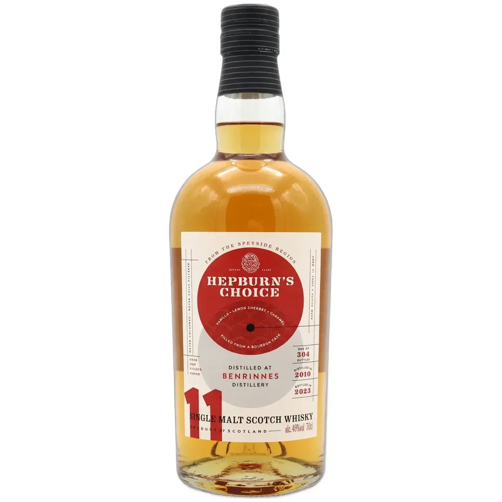 Benrinnes 11 Years Old 2010 Hepburn'S Choice Hunter Laing