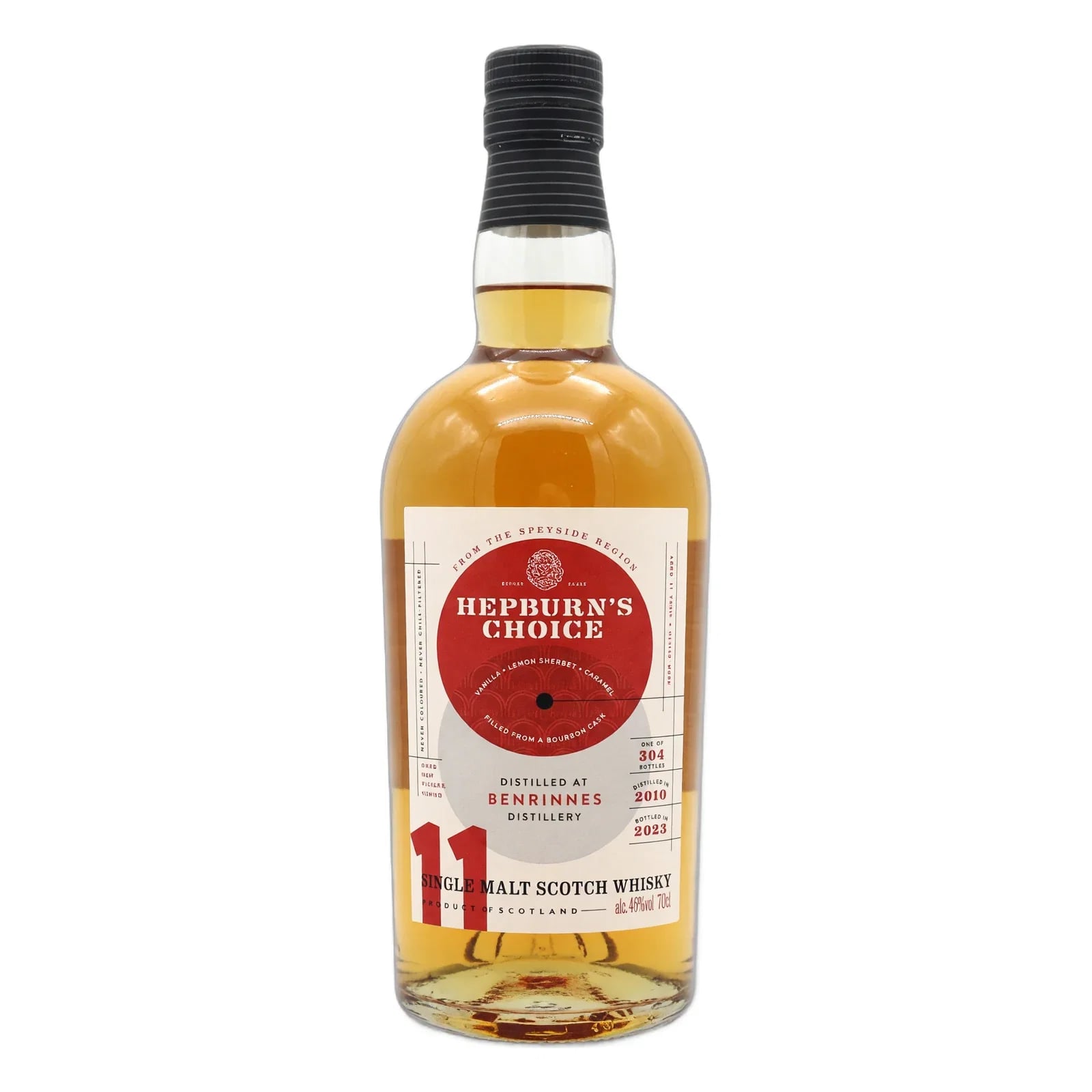Benrinnes 11 Years Old 2010 Hepburn'S Choice Hunter Laing
