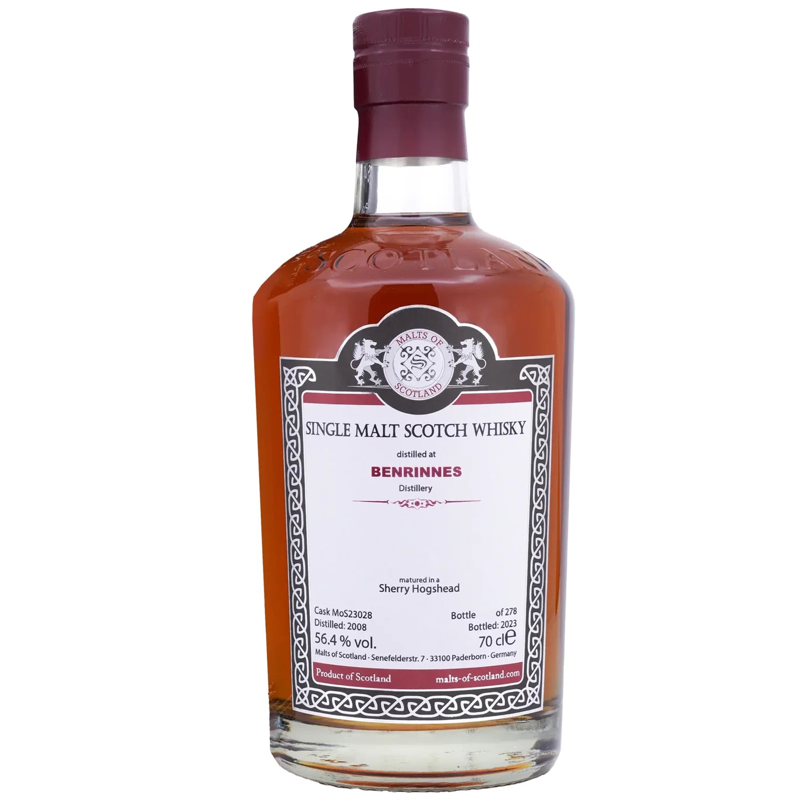 Benrinnes 2008 Malts of Scotland 23028